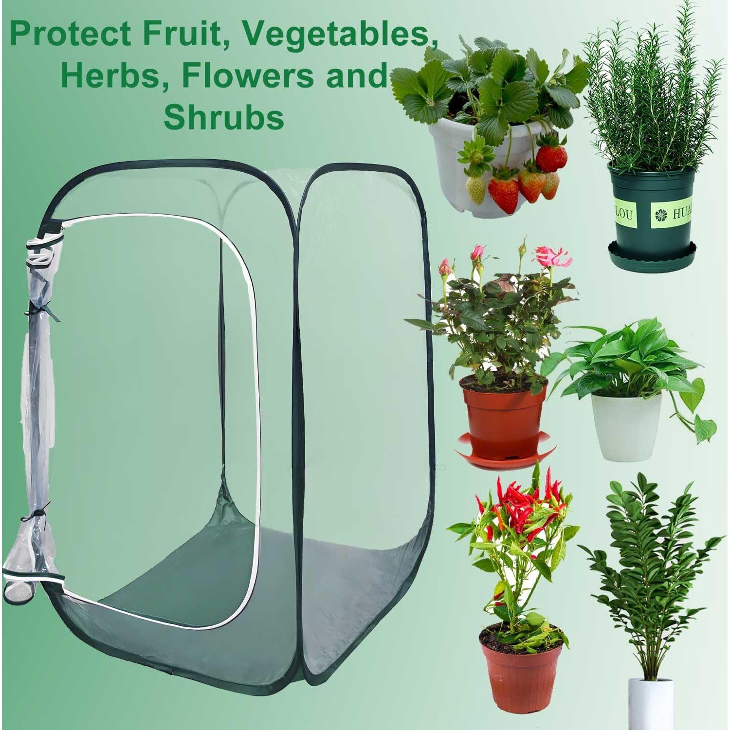 Invernadero Mini Hkvoxim 58.4x58.4x88.9cm PVC Transparente