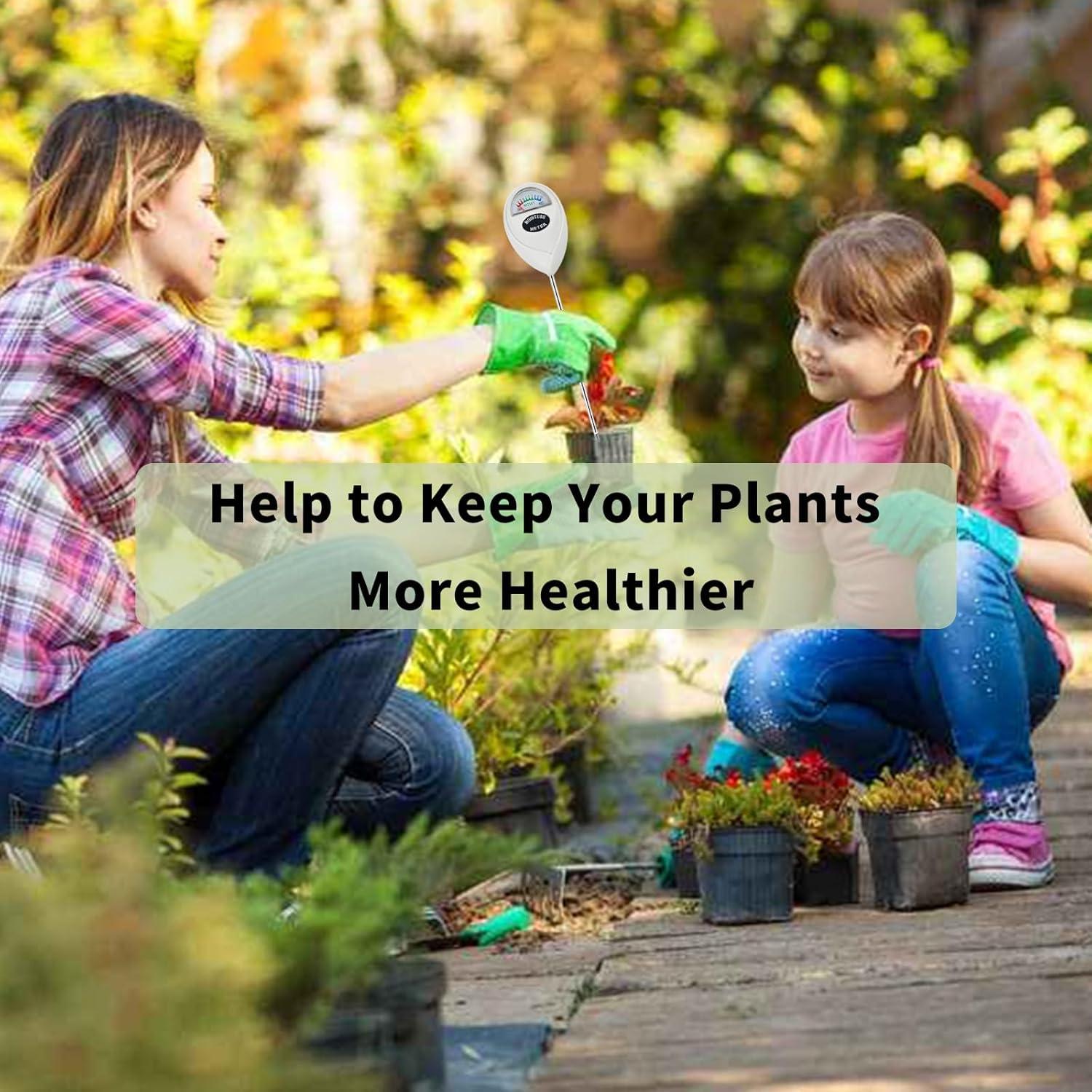 Medidor de Humedad del Suelo Hathdia, Sensor Sin Batería 17 cm