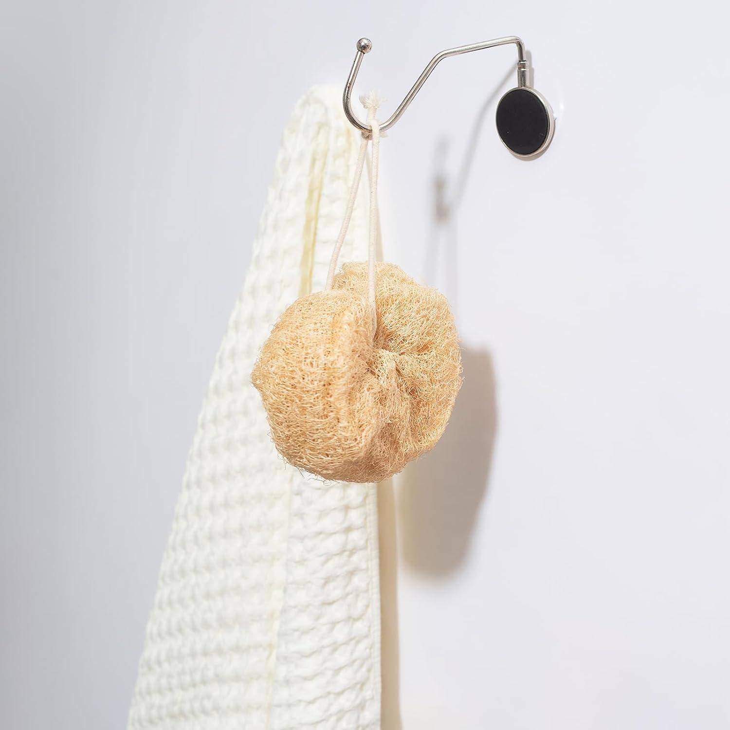 Esponja de Lufa Natural Exfoliante - Bola de Baño 2 Unidades