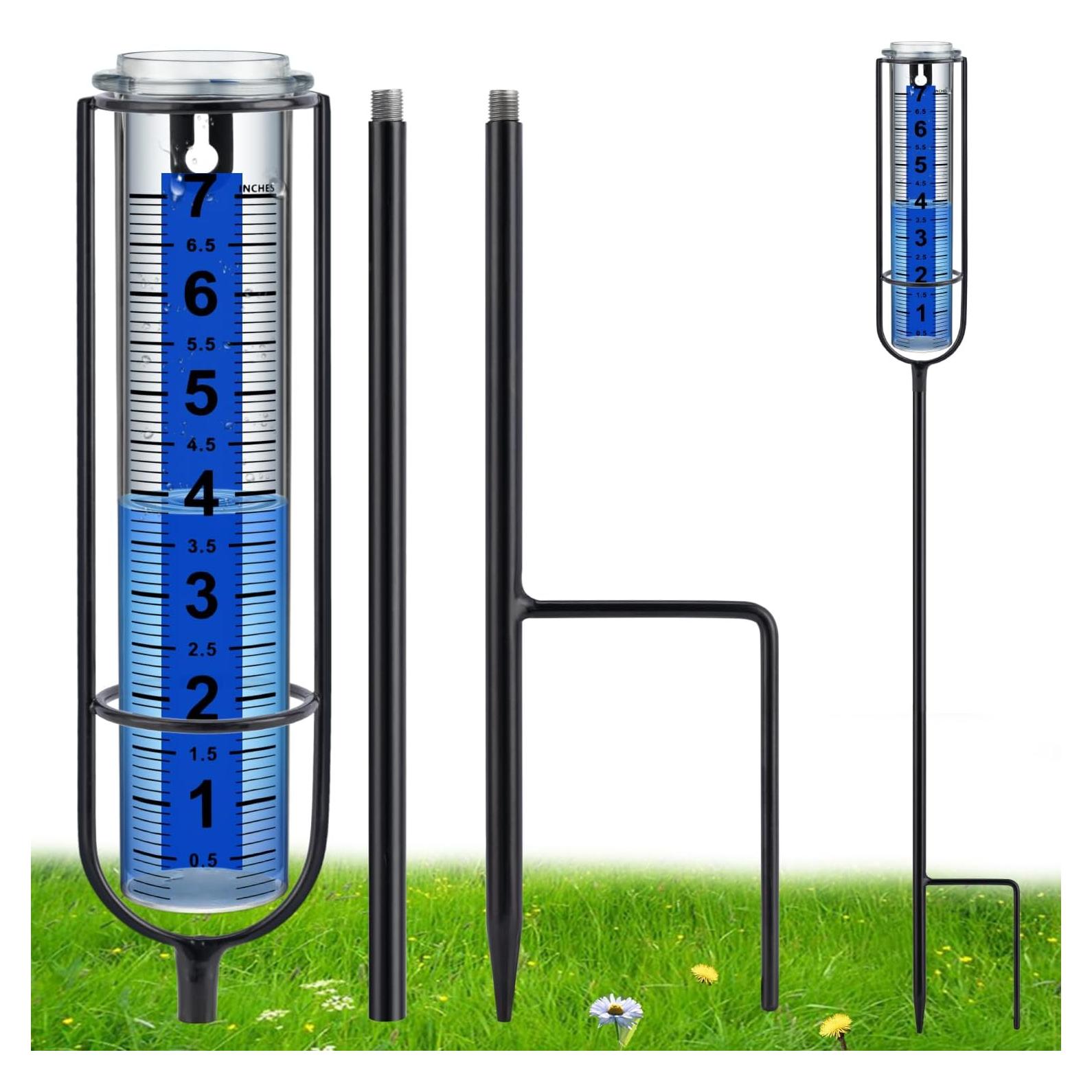 Pluviometro Ajustable 73.66 cm Ricihene-ATCH a Prueba de Heladas