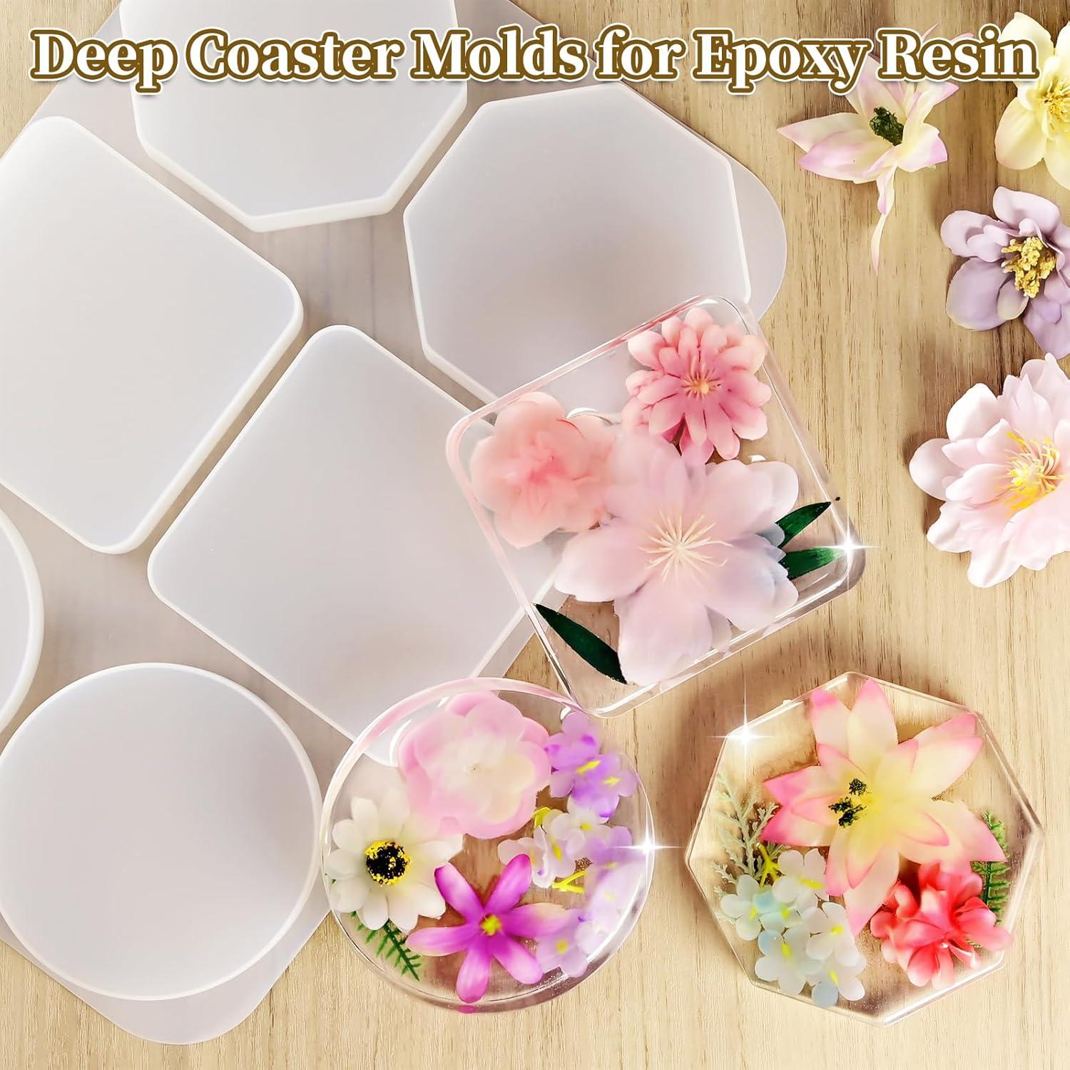 Moldes de Silicona para Resina Epóxica ZQYSING 6 Cavidades