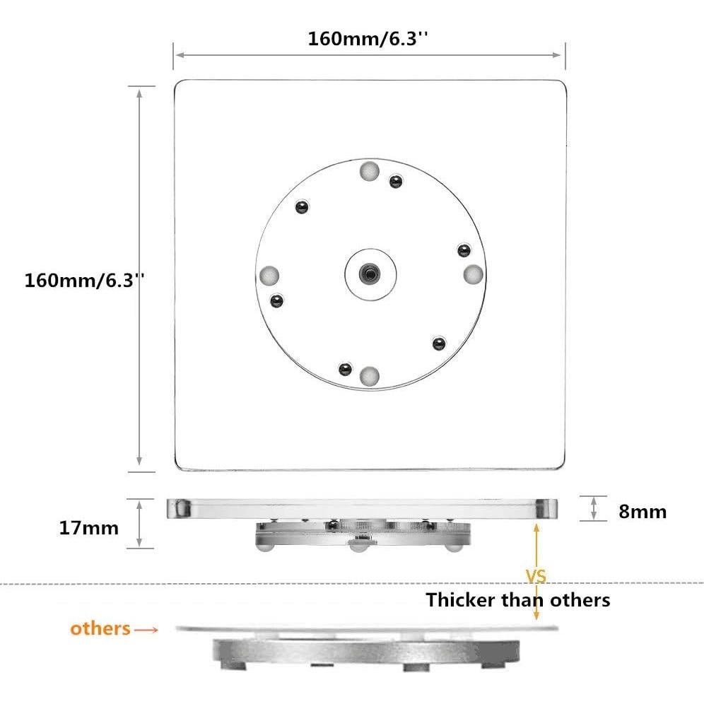 Mesa Giratoria para Decorar Galletas CY Craft 15x15cm