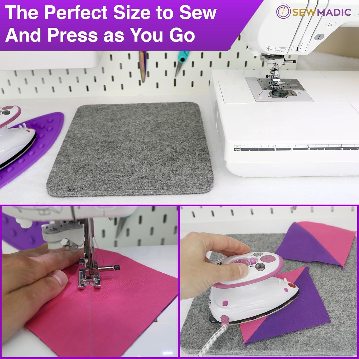 Alfombrilla de Prensado de Lana Sewmadic 25.4cm Doble Cara