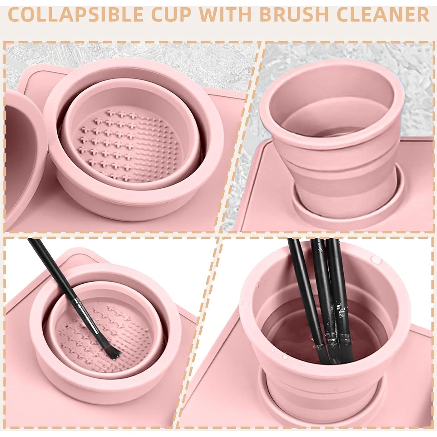 Alfombrilla de Pintura de Silicona LRFORMB 60x40 cm con Pinceles