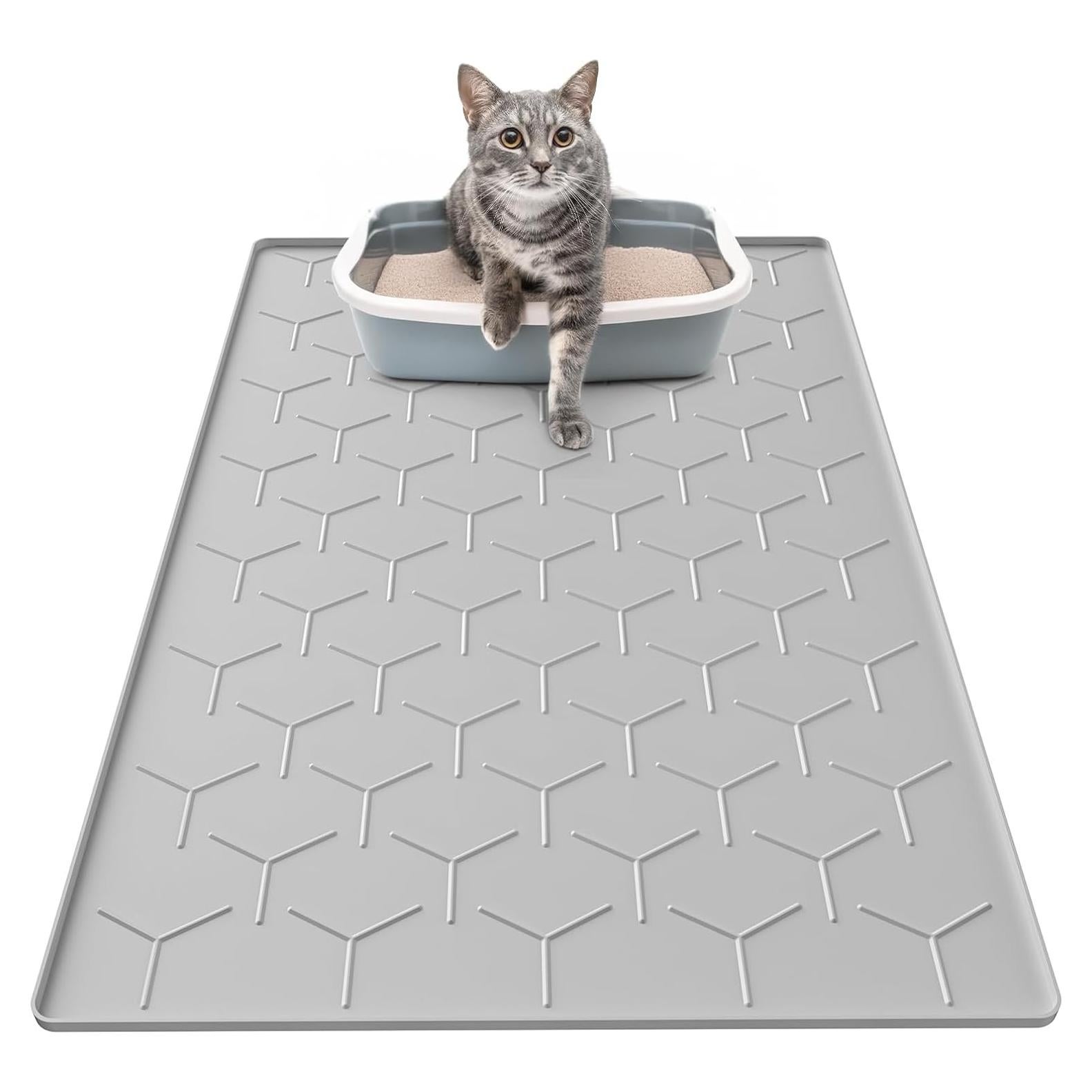 Alfombra para Gato Garoopion Grande 86.36x55.88cm Gris