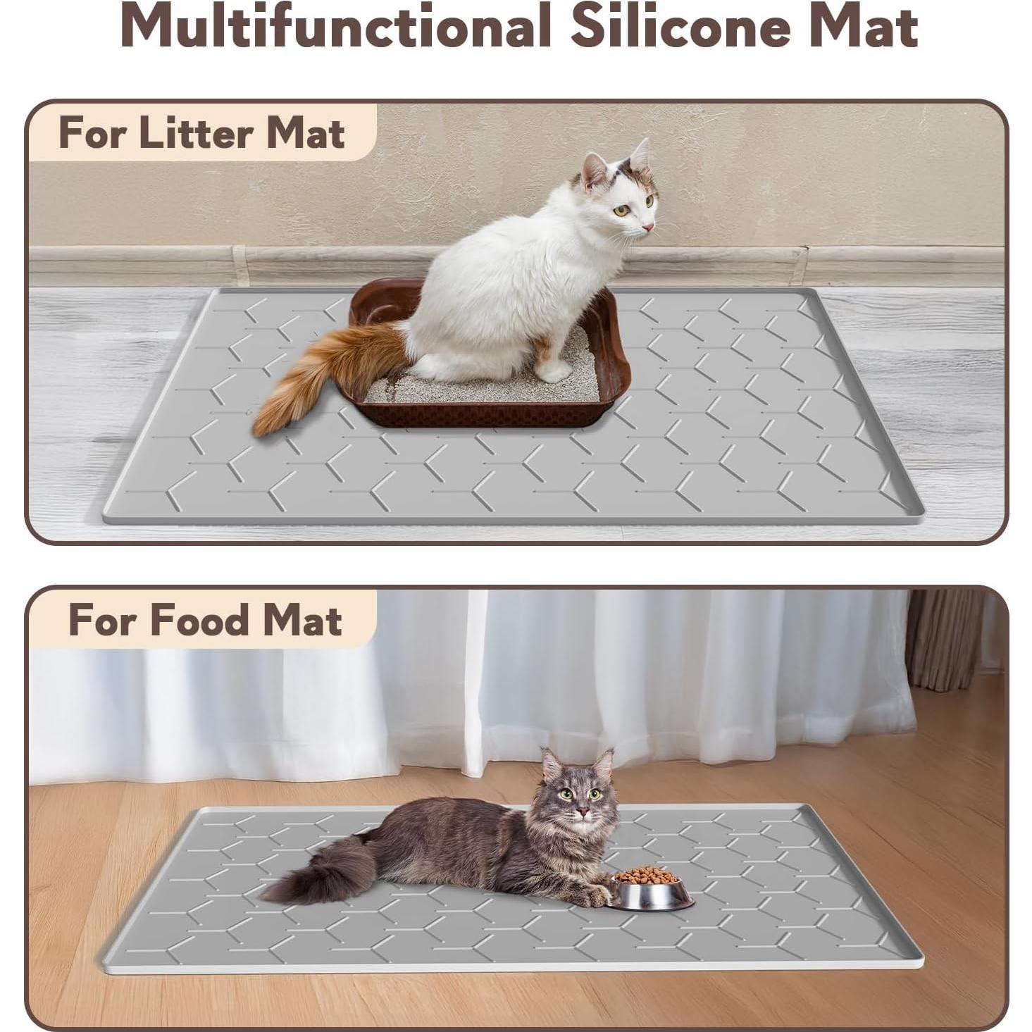 Alfombra para Gato Garoopion Grande 86.36x55.88cm Gris