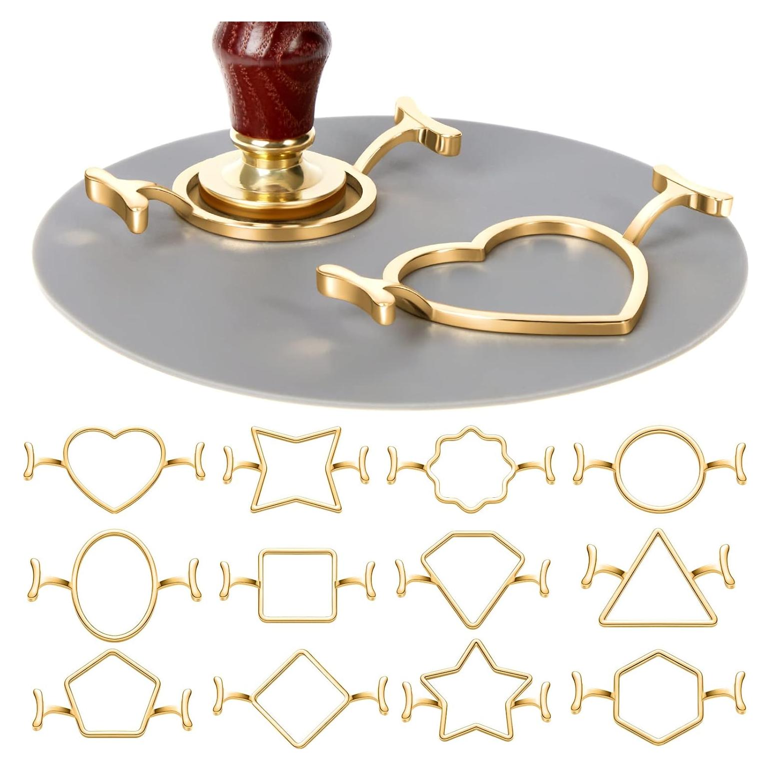 Kit de Sello de Cera Tessco 12 Piezas con Alfombrilla de Silicona