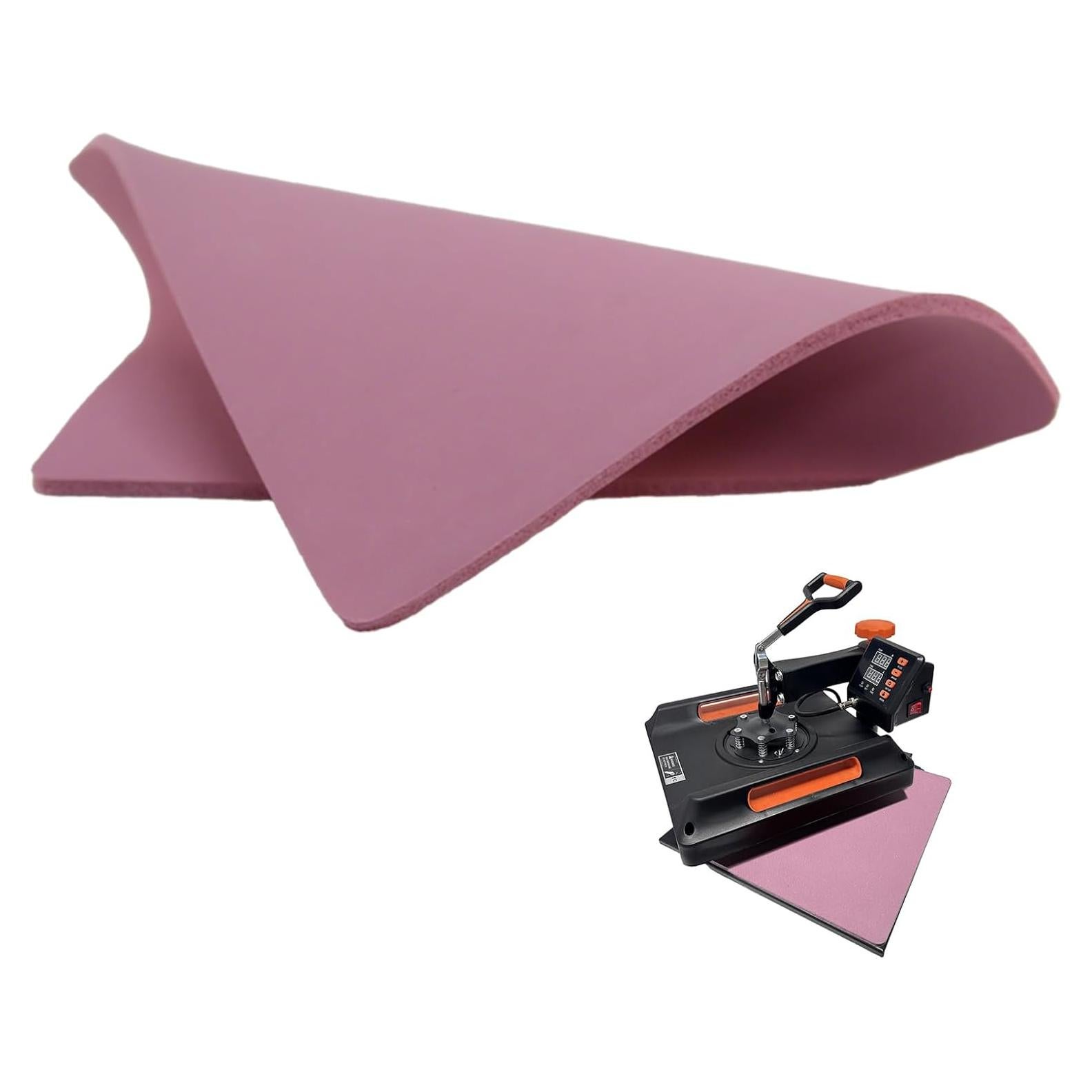 Alfombrilla de Prensa de Calor Silicona 38x30 cm Rosa