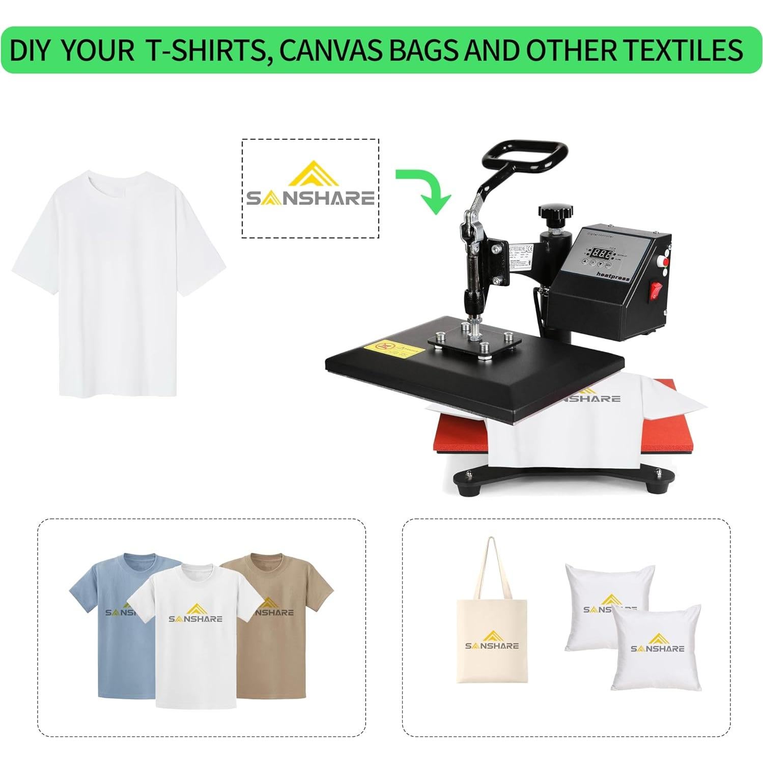 Alfombrilla de Prensa Térmica Doble Cara VICHEN 16x20 cm 0.84 cm Grosor