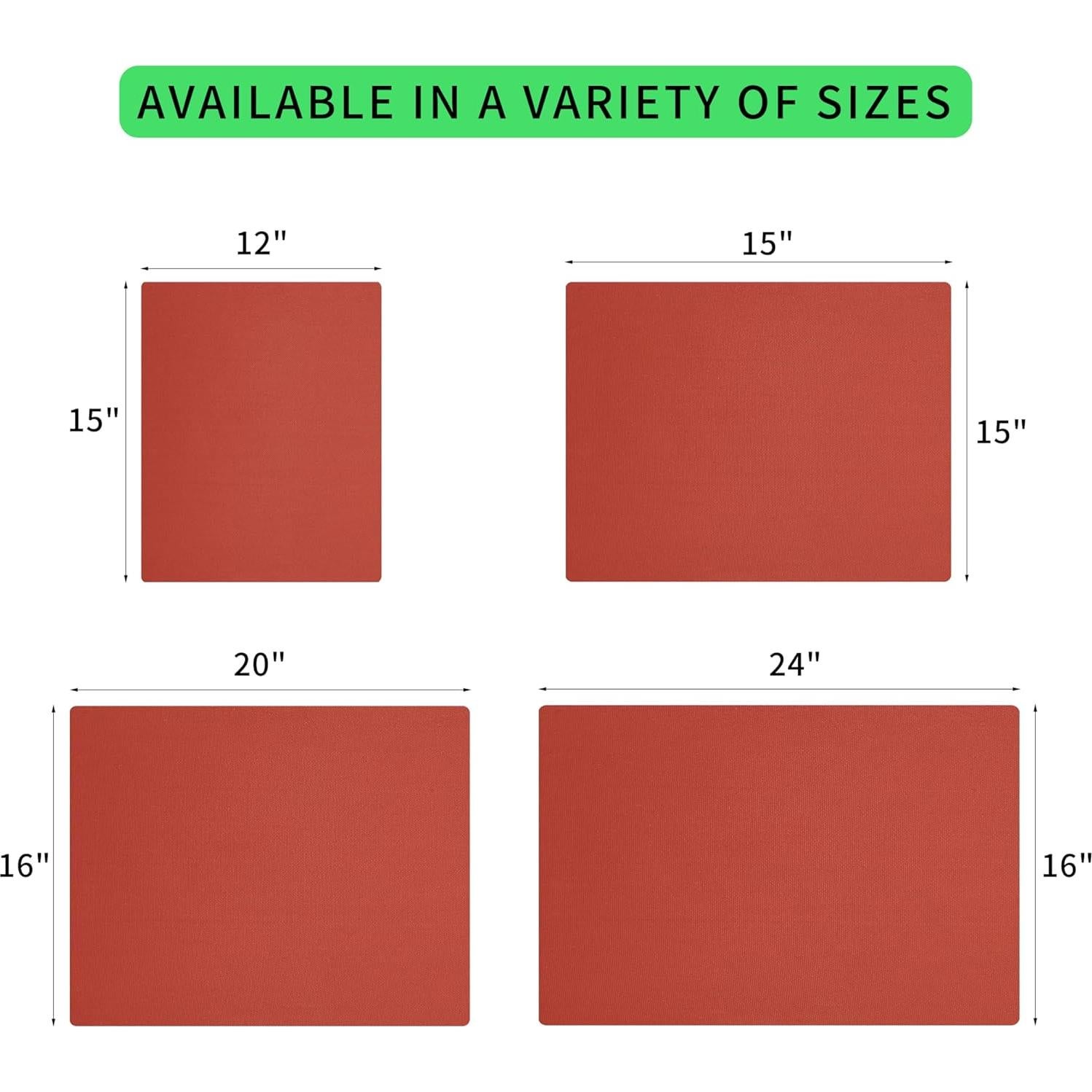 Alfombrilla de Prensa Térmica Doble Cara VICHEN 16x20 cm 0.84 cm Grosor