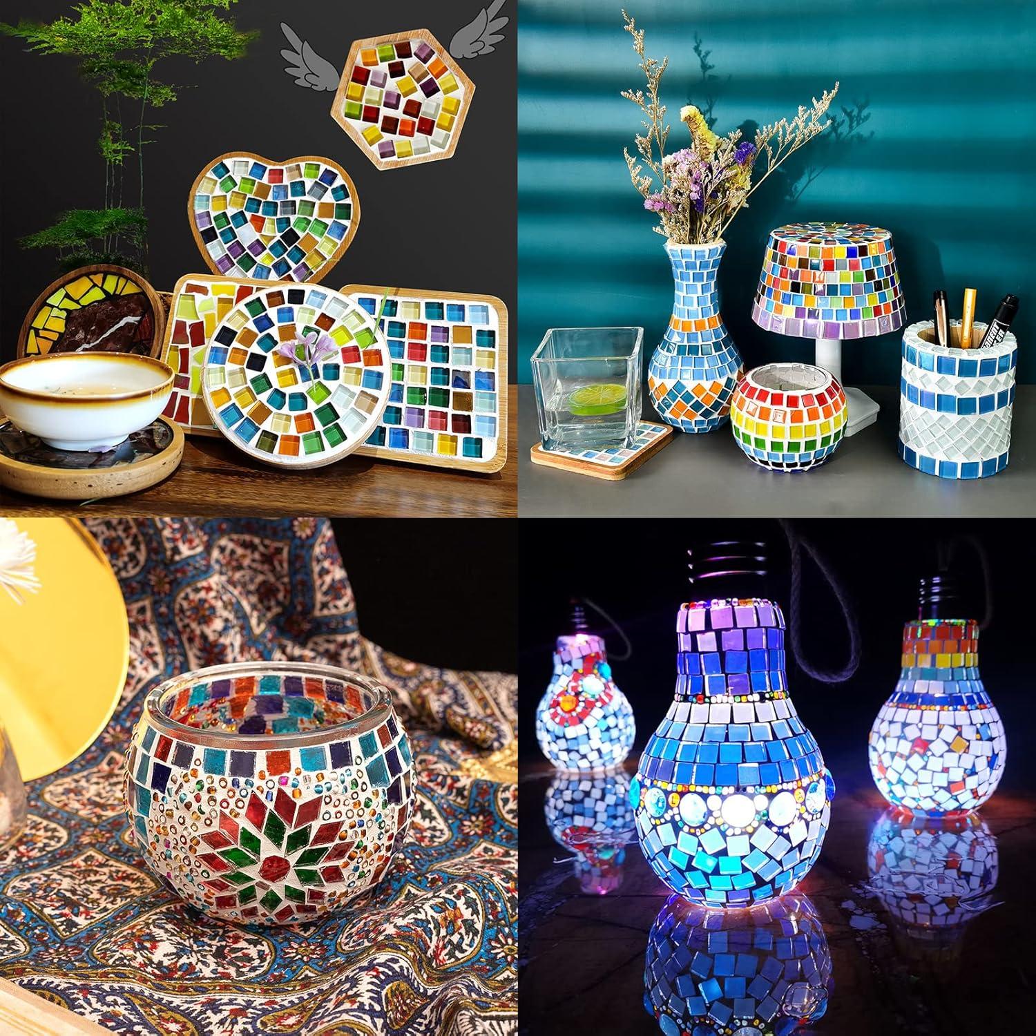 Moldes de Silicona para Resina BROVITI - Azulejos Mosaico 6 Formas