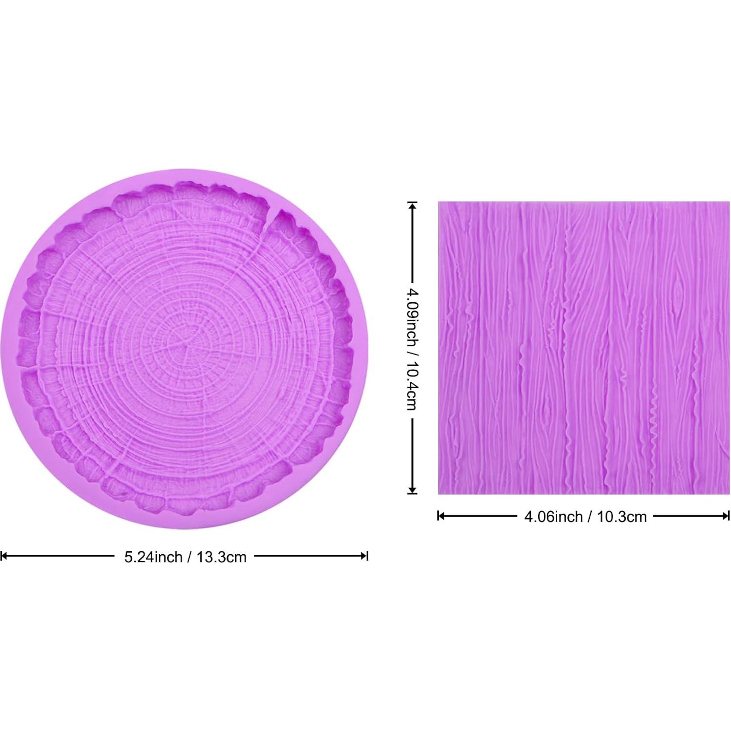 Moldes de Silicona Infovox para Corteza de Árbol - Juego de 2