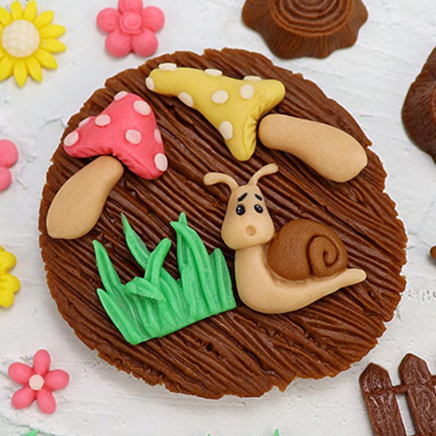 Moldes de Silicona Infovox para Corteza de Árbol - Juego de 2