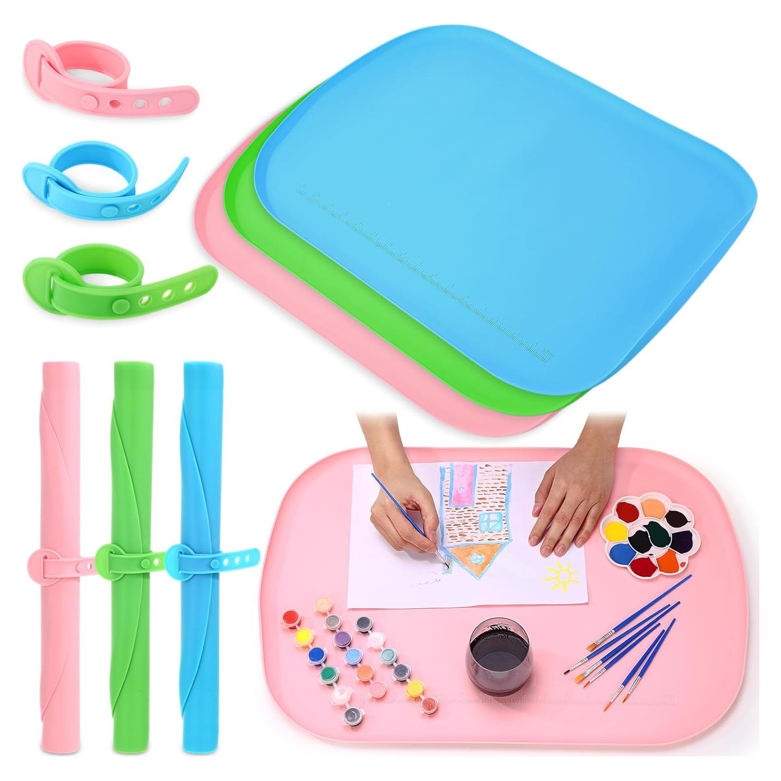 LemonRoad 3 Tapetes de Silicona para Manualidades 61x41cm