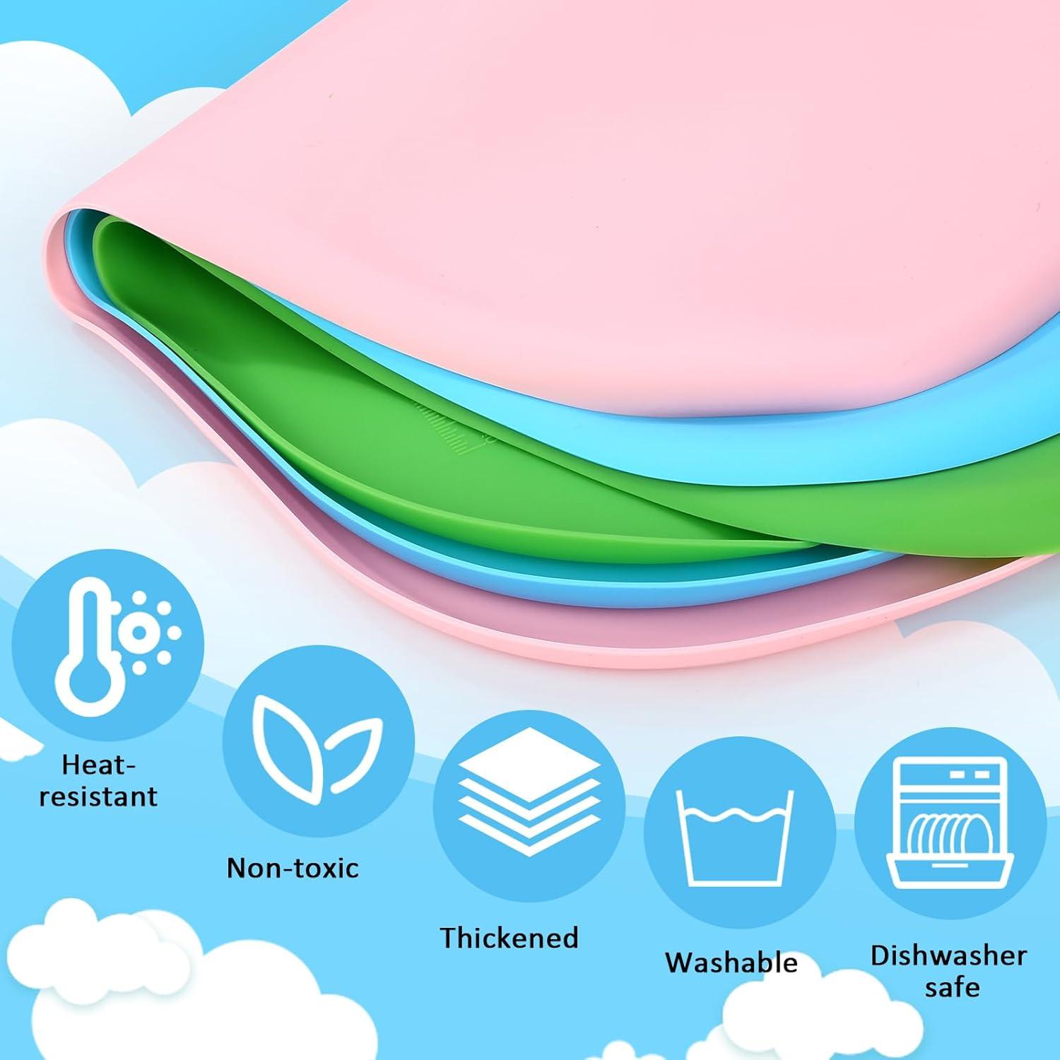 LemonRoad 3 Tapetes de Silicona para Manualidades 61x41cm