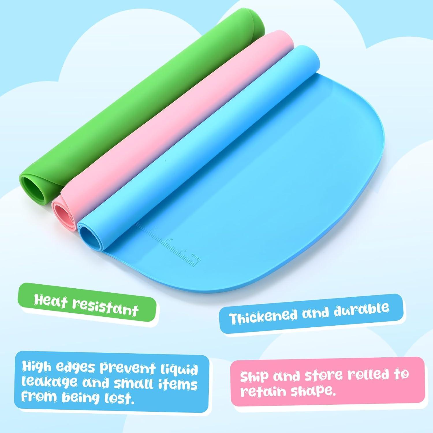 LemonRoad 3 Tapetes de Silicona para Manualidades 61x41cm