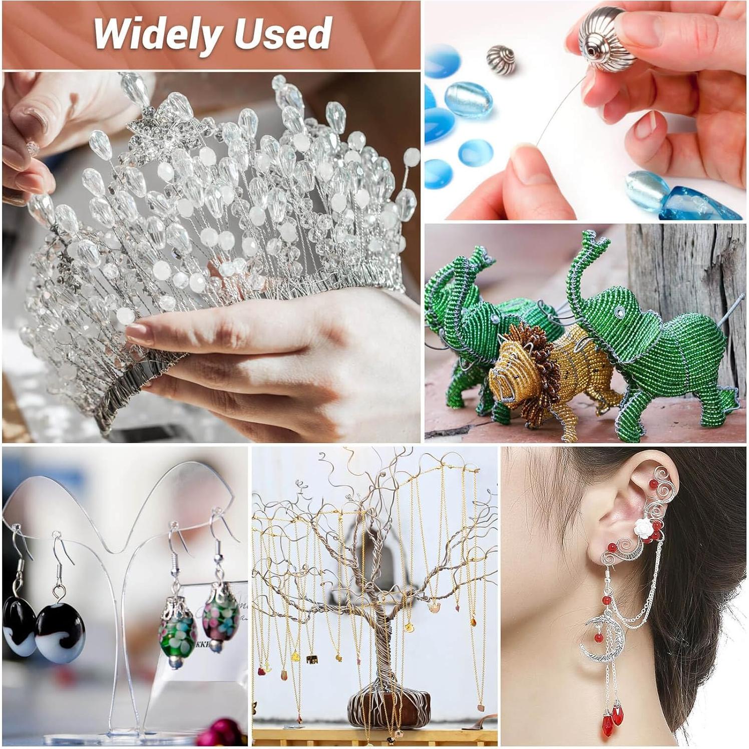 Alambre de Acero Inoxidable Cridoz 26 Gauge 127.4m para Joyas