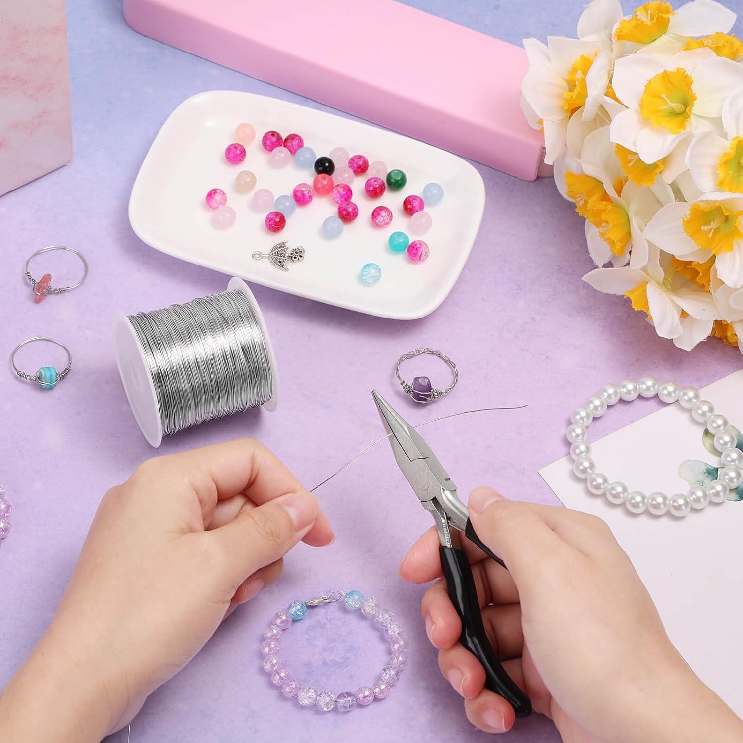 Alambre de Acero Inoxidable Cridoz 26 Gauge 127.4m para Joyas