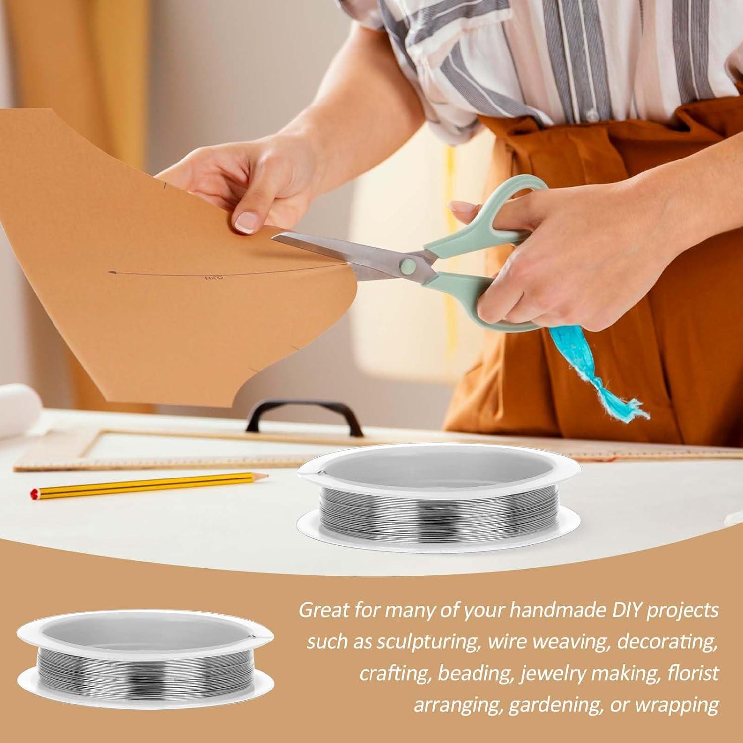 3 Rollos Alambre de Cobre 0.3mm Bewudy para Joyería 17m