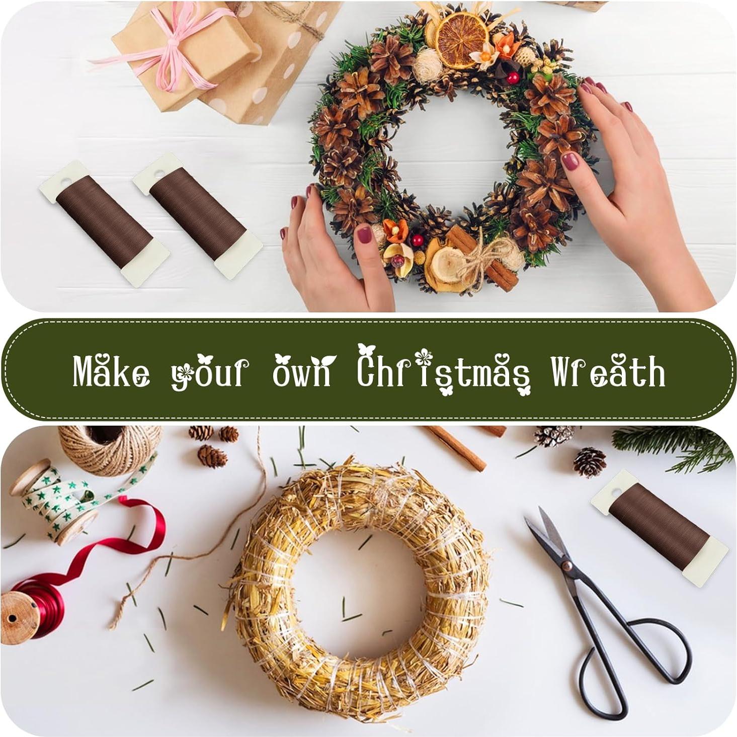 Alambre Floral CdbC 34.7m 22 Calibre Flexible para Manualidades