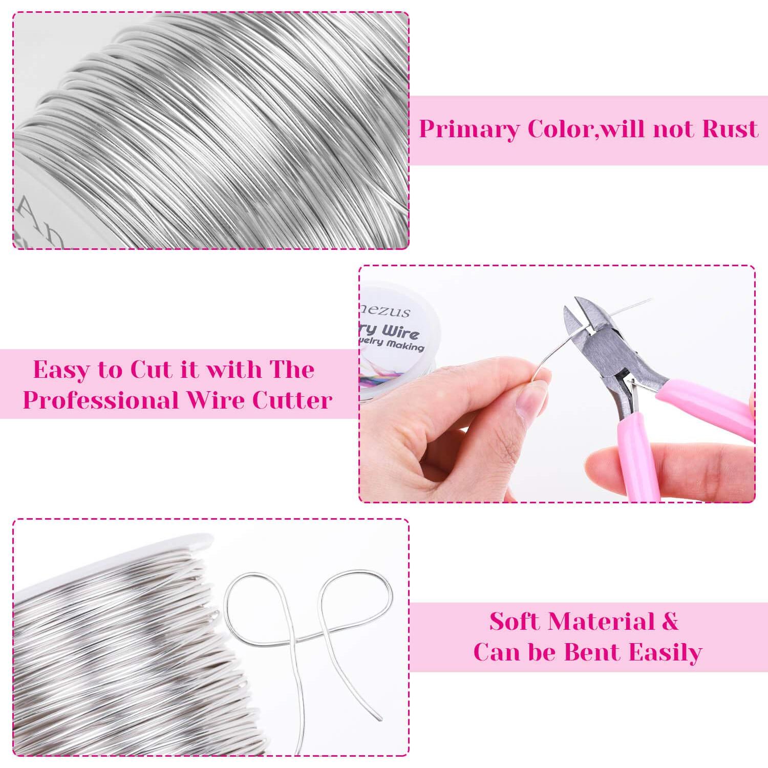 Hilo de Manualidades Anezus - Cobre Resistente a la Oxidación 1mm 17m