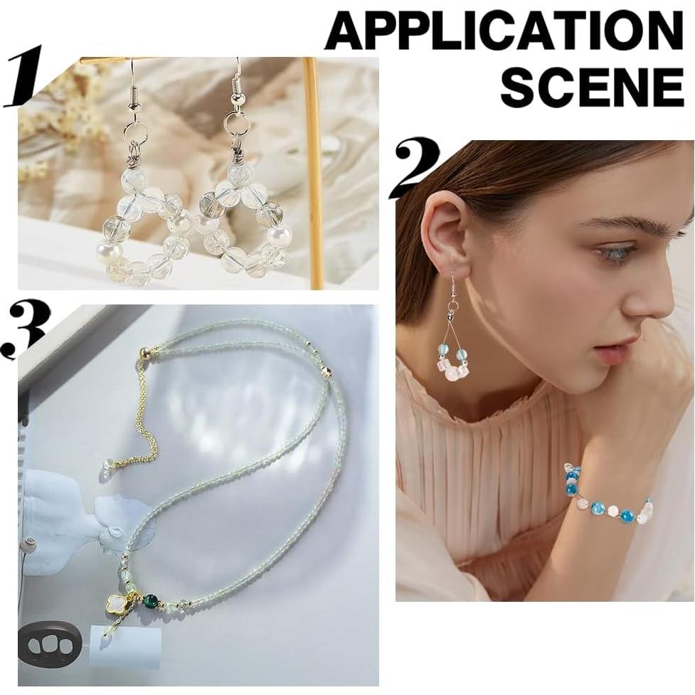 Alambre de Cuentas de Acero Inoxidable BENECREAT 73m 0.38mm