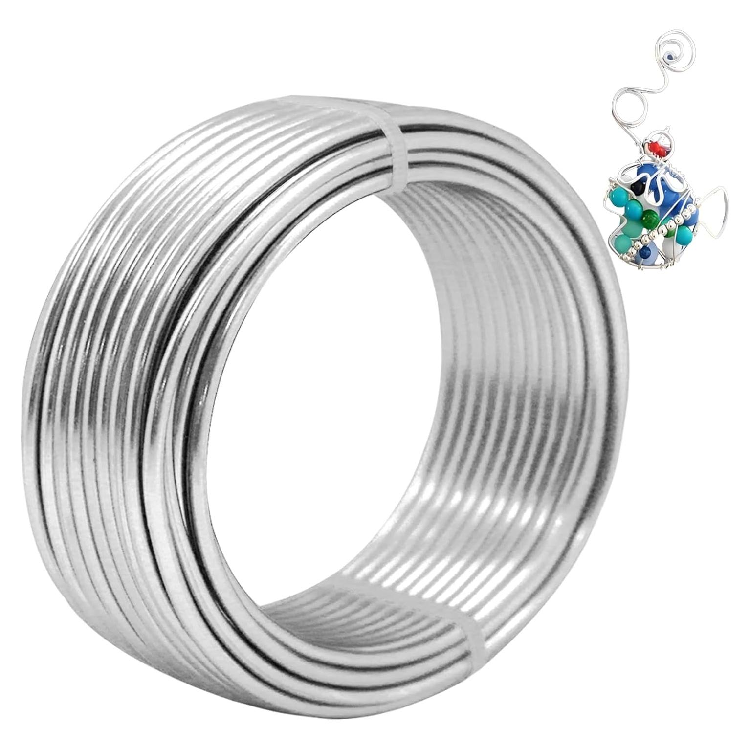 Alambre de Aluminio 3mm x 11m Plateado para Manualidades