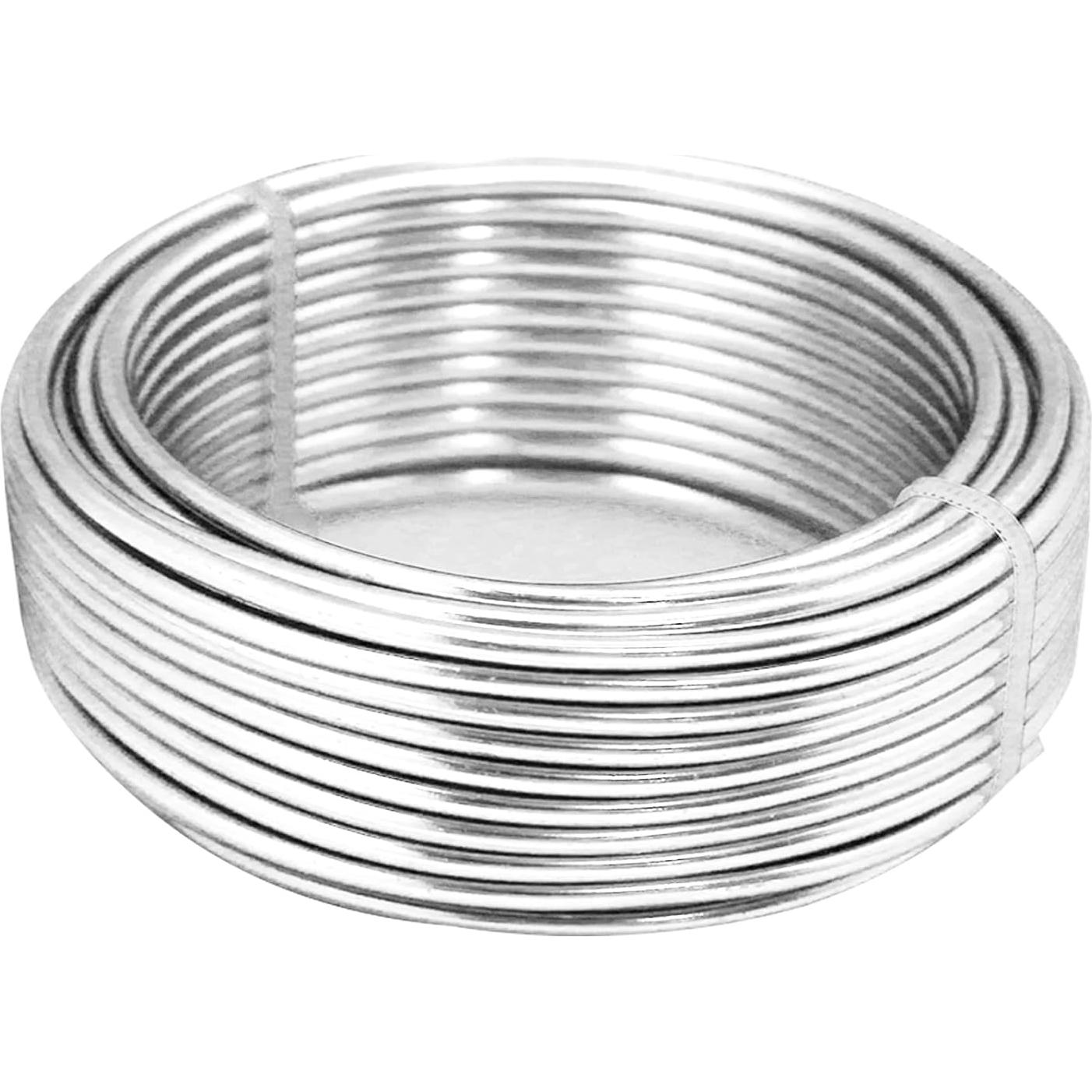 Alambre de Aluminio 3mm x 11m Plateado para Manualidades