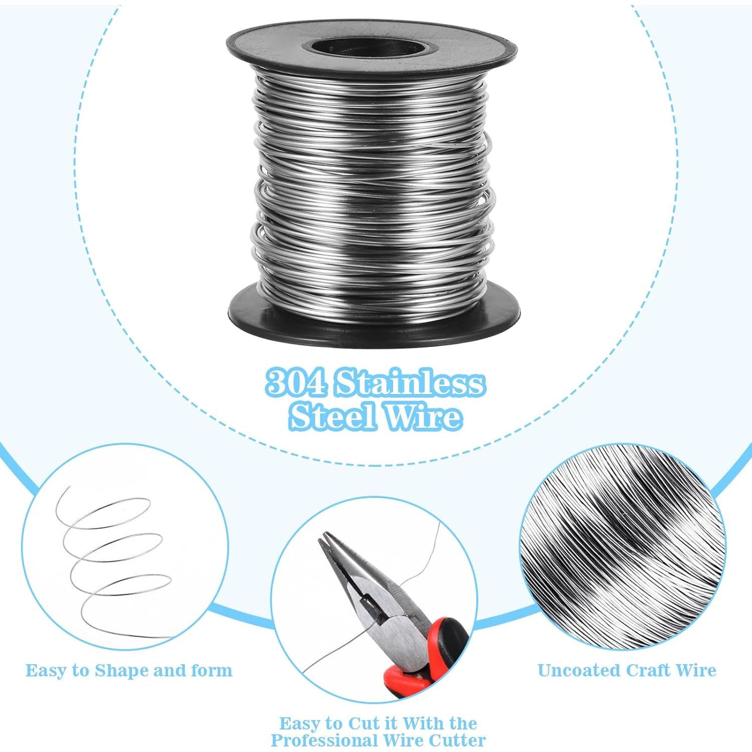 Alambre de Acero Inoxidable 1mm 30m DIVINA VITAE para Joyas