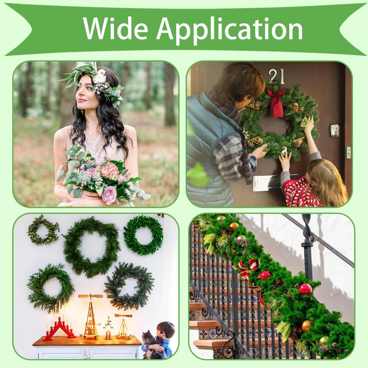 Alambre Floral Verde Tenn Well 22 Calibre 295 Pies 3 Rollos