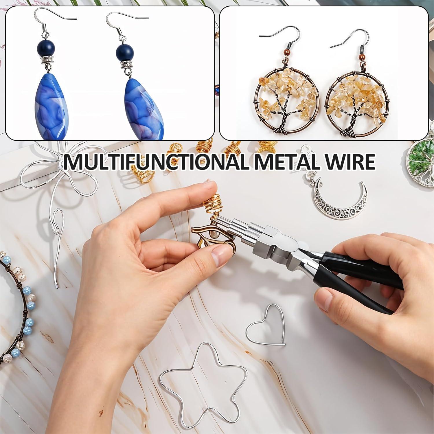 5 Rollos de Alambre de Acero Inoxidable para Joyería 25m