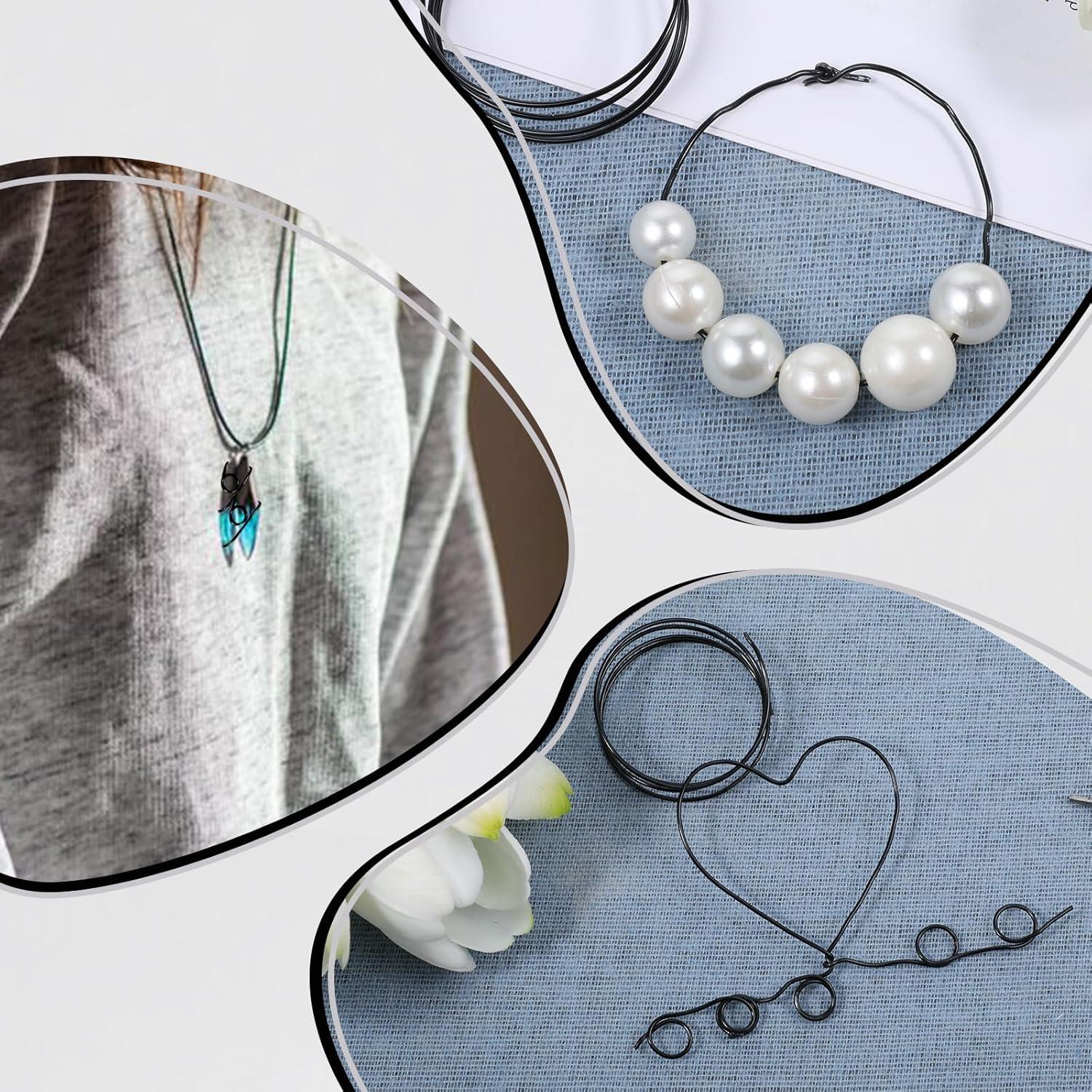 Alambre Craft Negro 30m 1mm Yuomeaz para Manualidades y Joyería