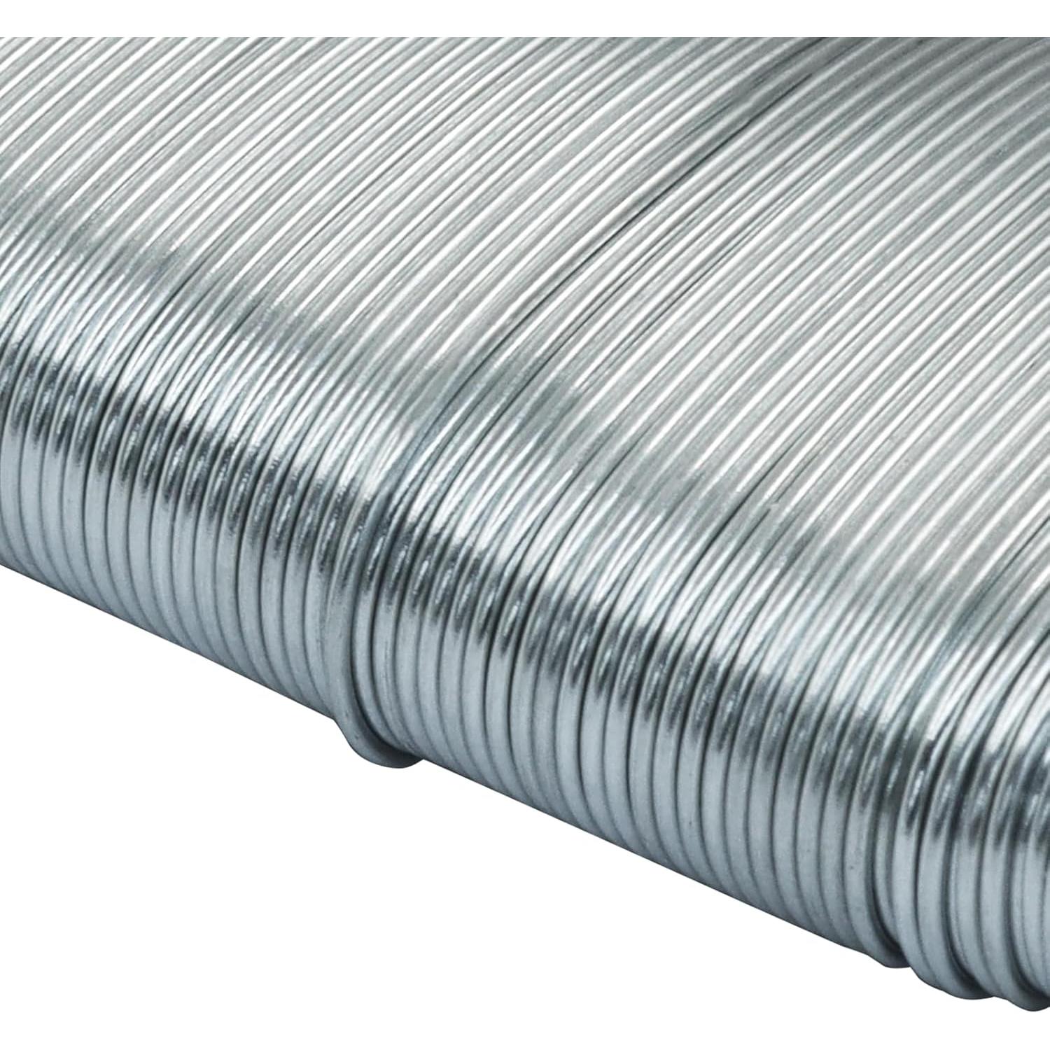 Paquete de 3 Alambres Florales Verkelly 22 Calibres Plateados 34.56m