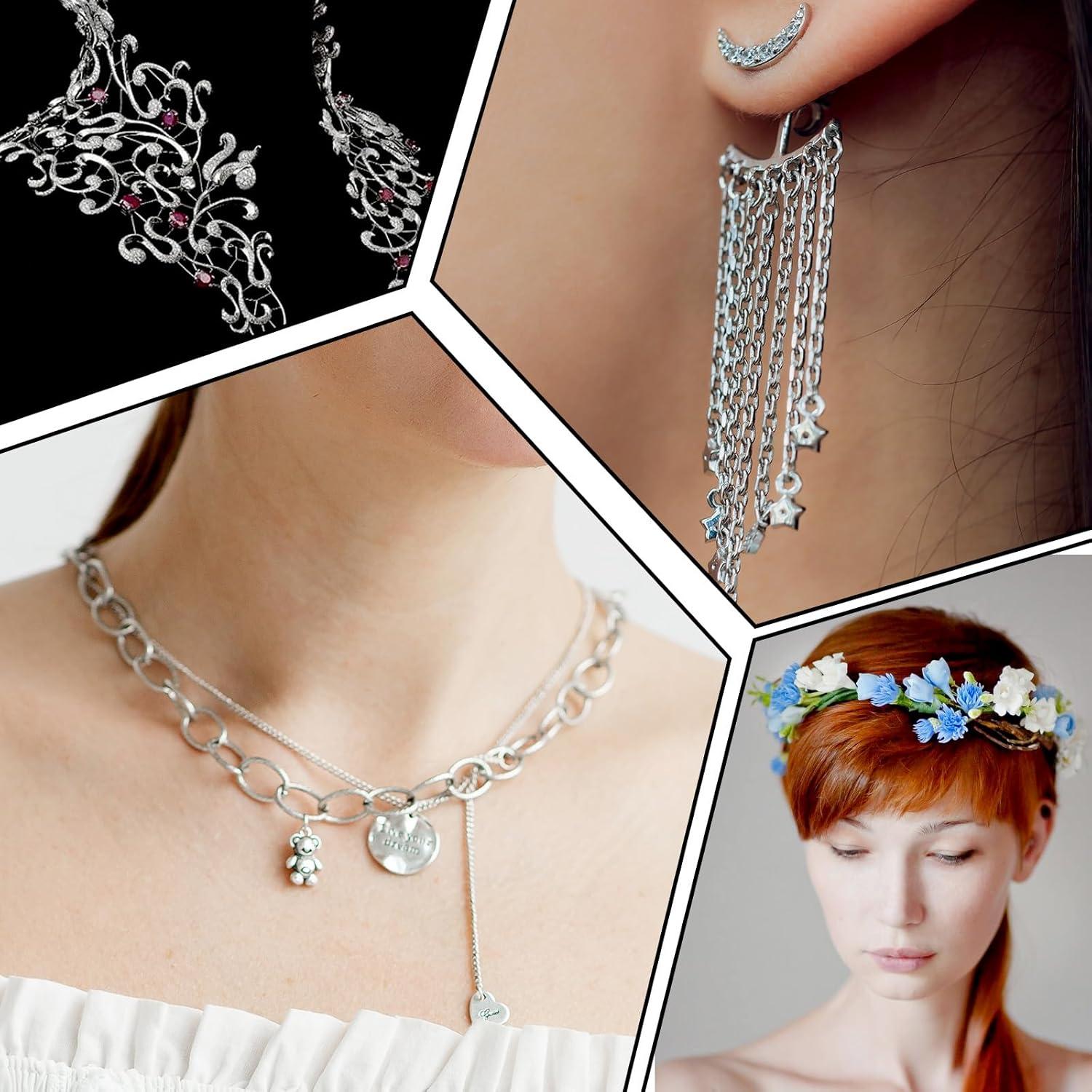 Alambre de Manualidades Ouligay 0.5mm 100m Flexible para Joyería