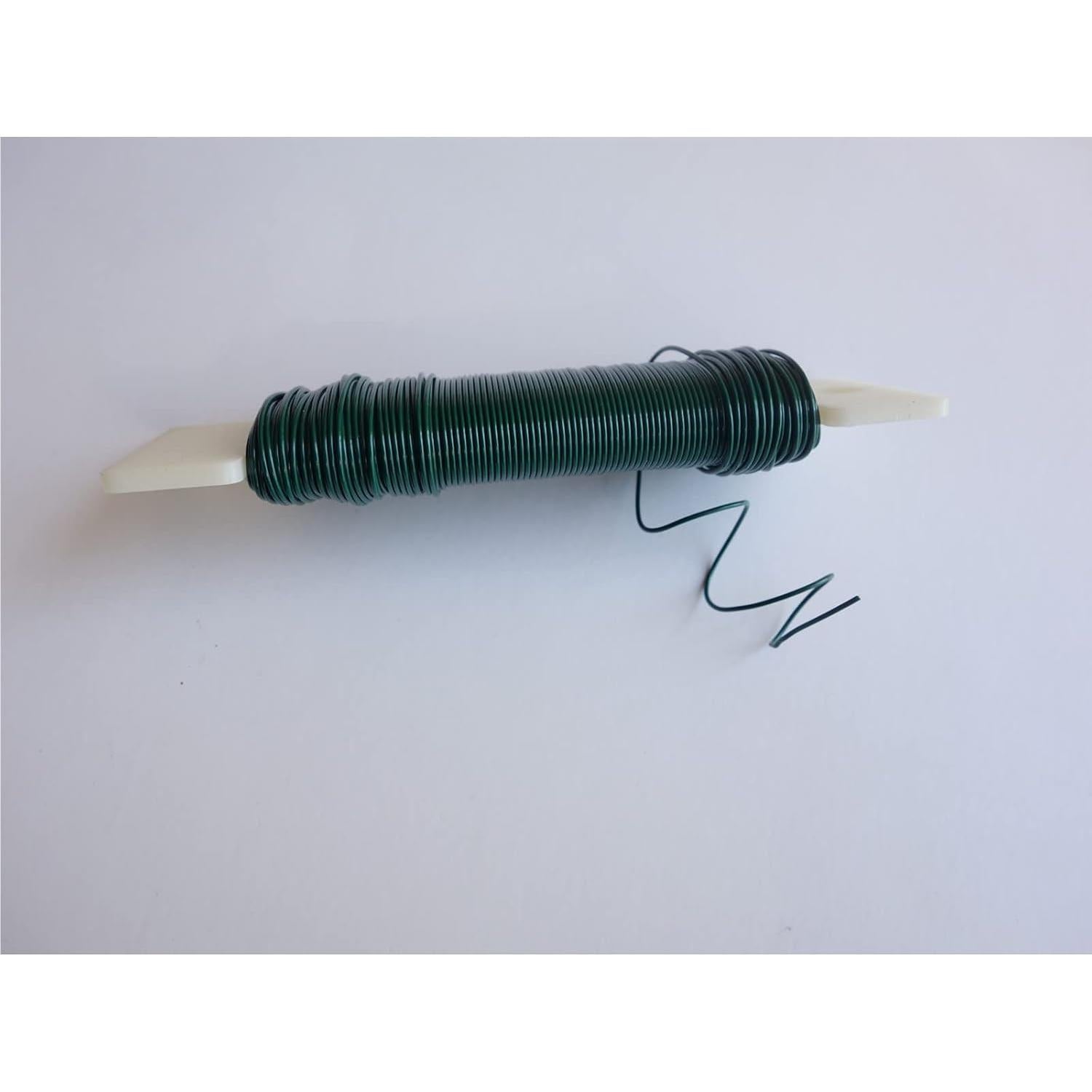 3 Rollos de Alambre Floral Verde Flexible 22 Gauge 30.18m