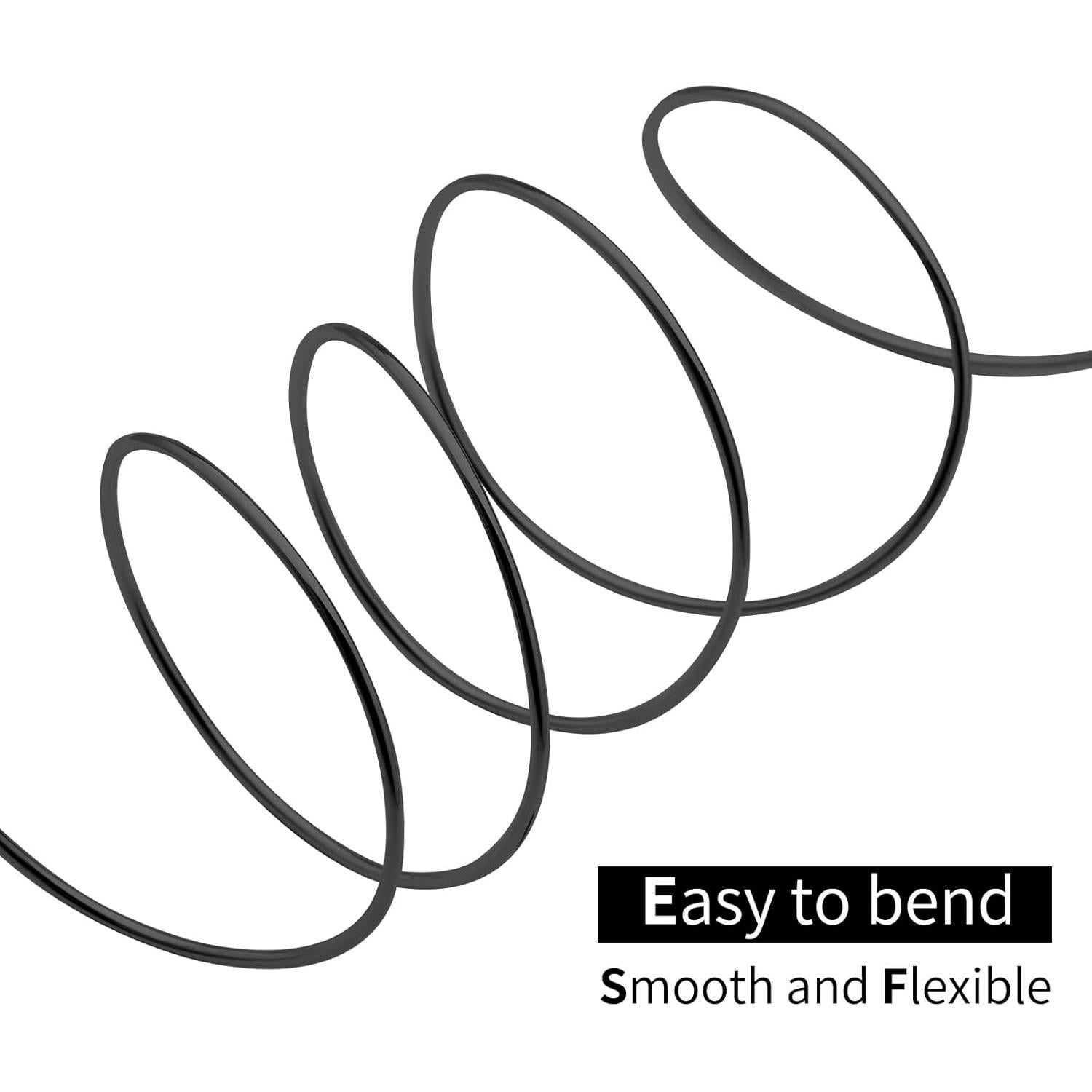 Alambre de Bonsai KSVZS Anodizado Negro 3.0mm 250g Rollo