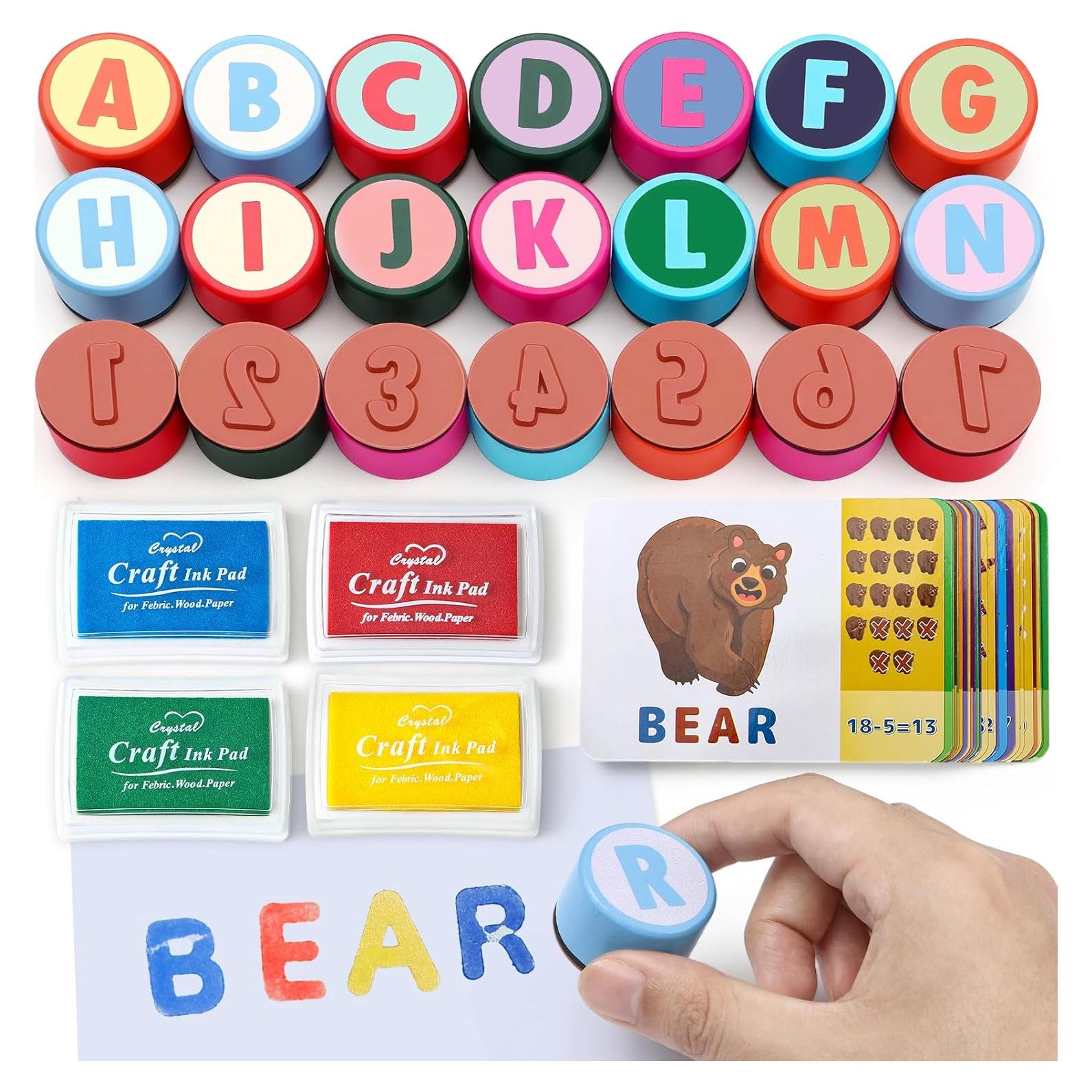 Sello de Alfabeto y Números Toyssa - Juguete Educativo 3-5 Años