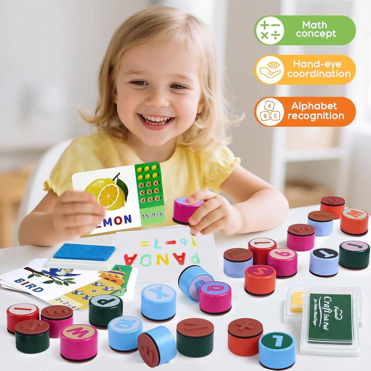 Sello de Alfabeto y Números Toyssa - Juguete Educativo 3-5 Años