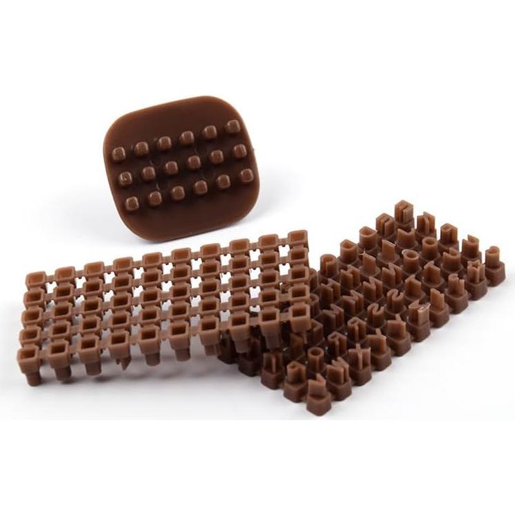 Paquete de 2 Sellos de Letras para Arcilla Swpato 3mm