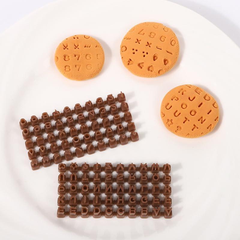 Paquete de 2 Sellos de Letras para Arcilla Swpato 3mm