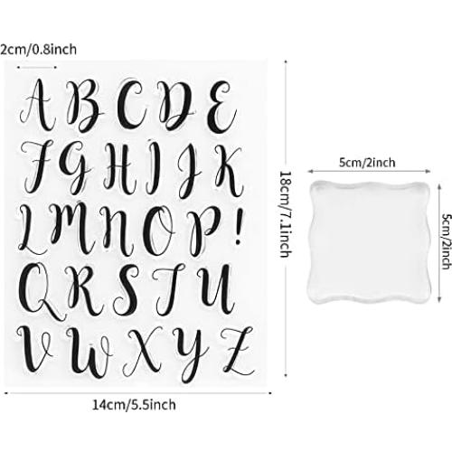 Juego de Sellos para Pasteles RJUN - Letras y Números 9 Piezas