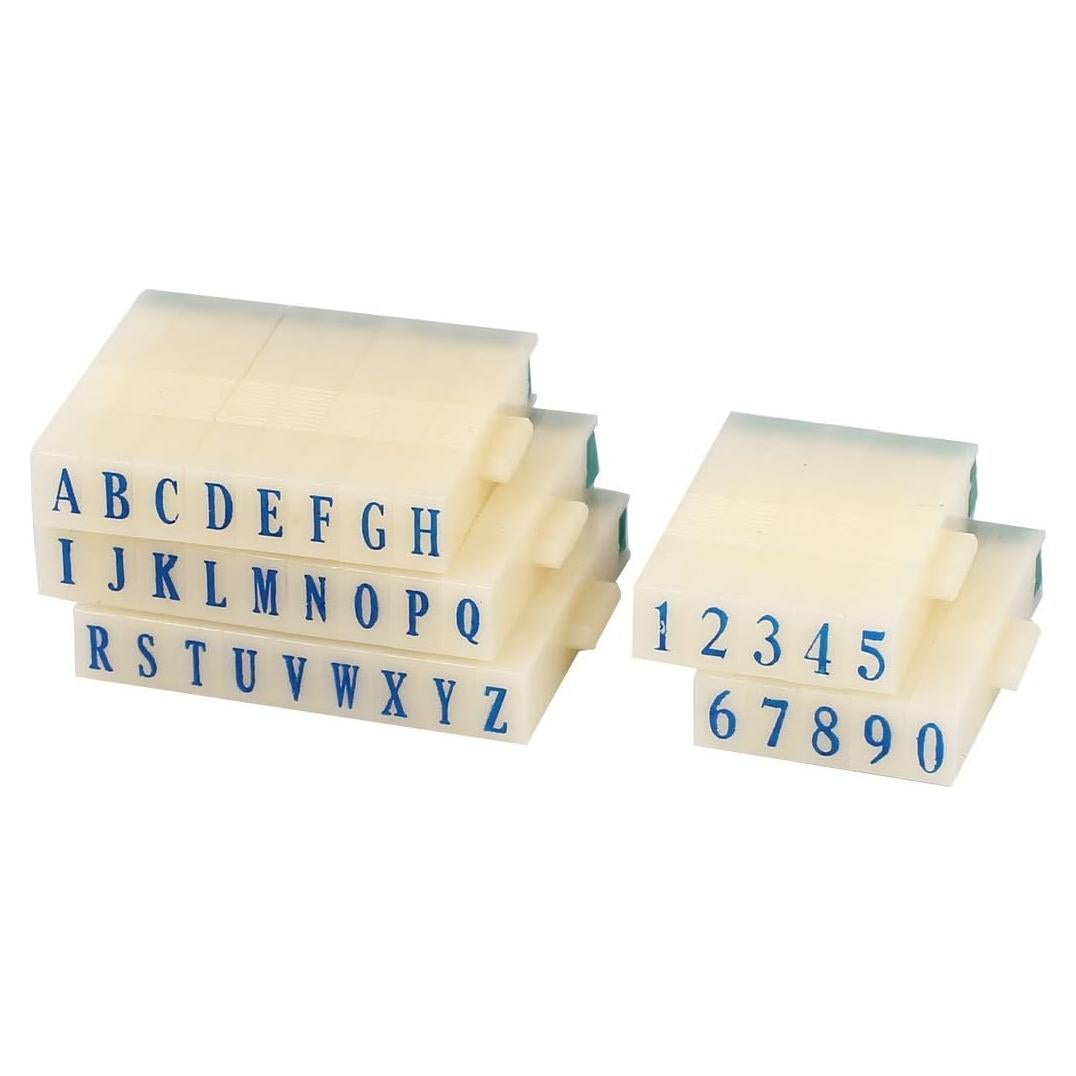 Conjunto de Sellos de Letras y Números uxcell A-Z 0-9