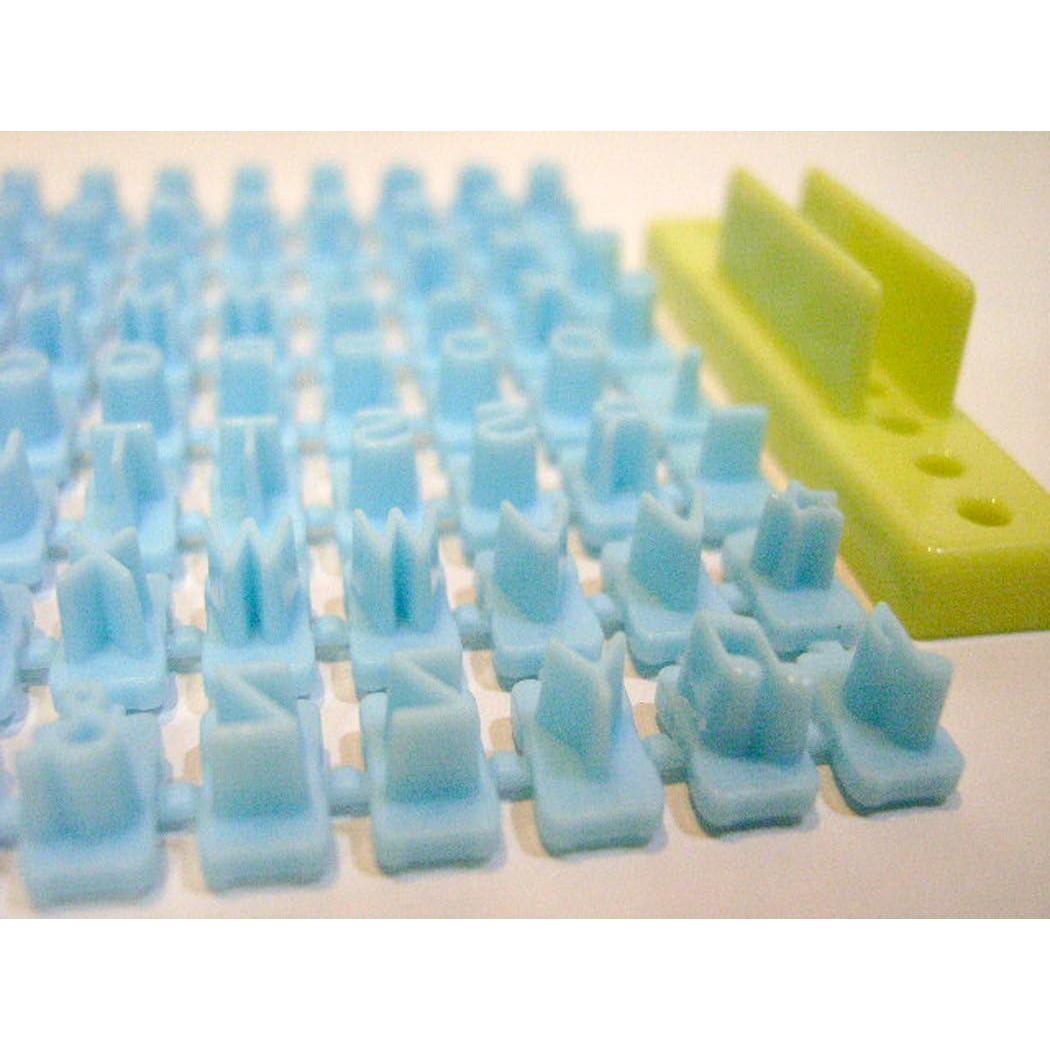 Sello de Galletas Letras y Números Japón 10x10 cm