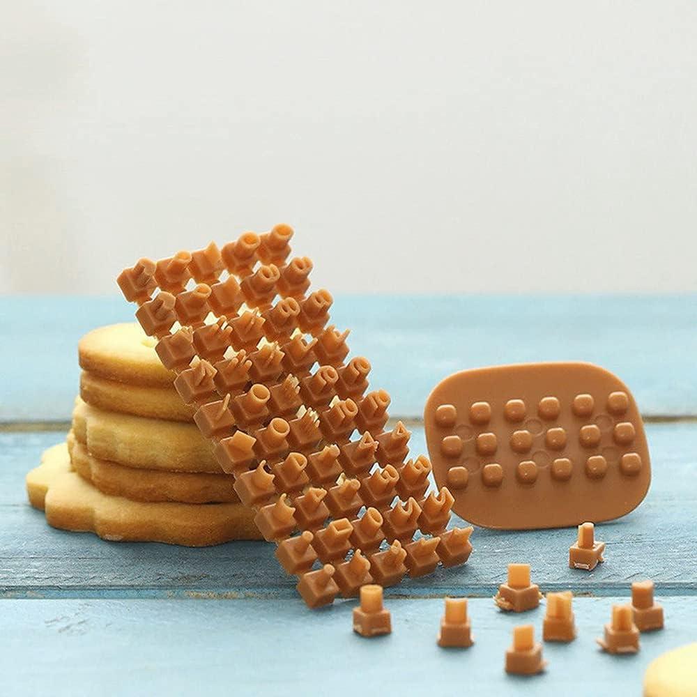 Cortadores de Galletas de Letras y Números Alladaga - 100 Piezas