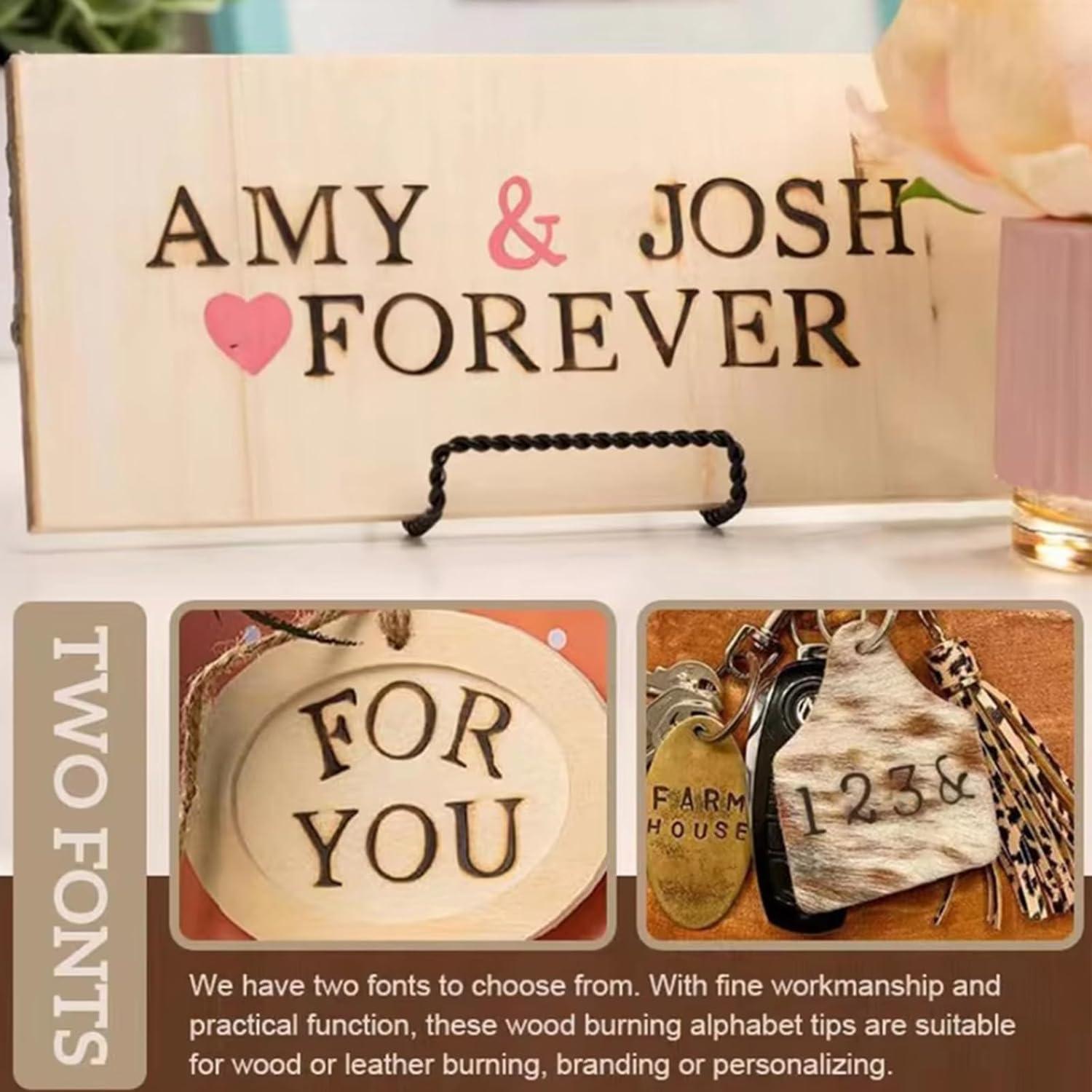 Conjunto de sellos de quema de madera Arokimi 23 piezas