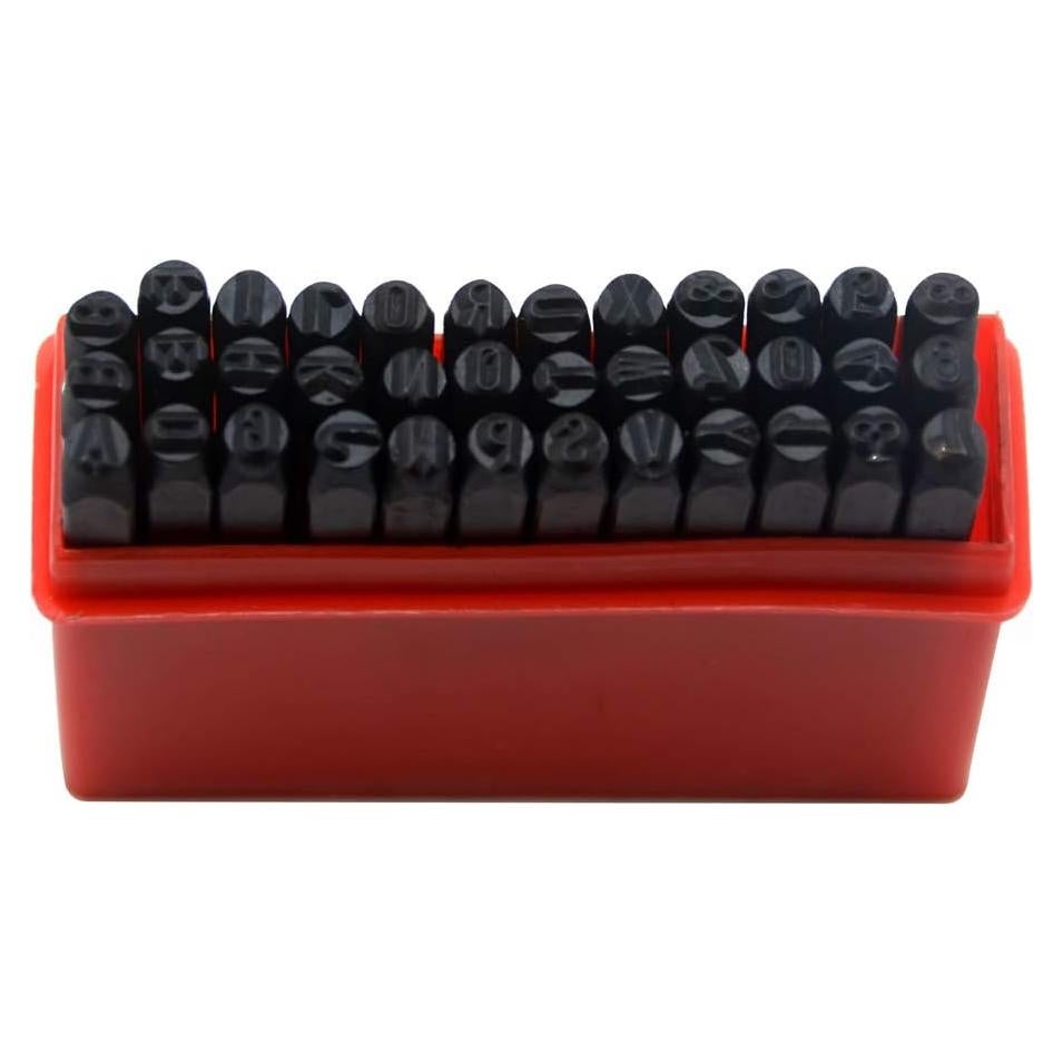Juego de Sellos de Números y Letras Oudtinx 36 Piezas 3mm