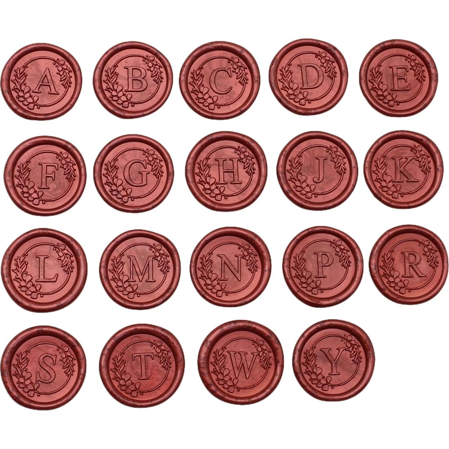 Kit de Sello de Cera ONWINPOR con Letra Inicial M y 150 Perlas