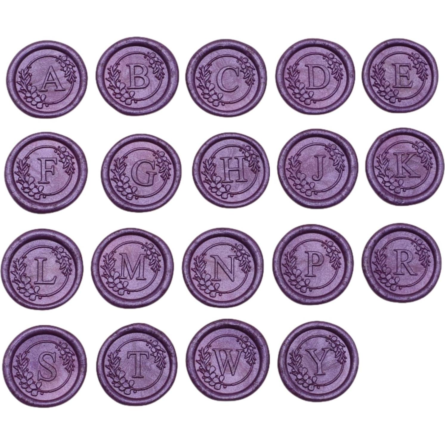 Kit de Sello de Cera ONWINPOR con Letra Inicial M y 150 Perlas