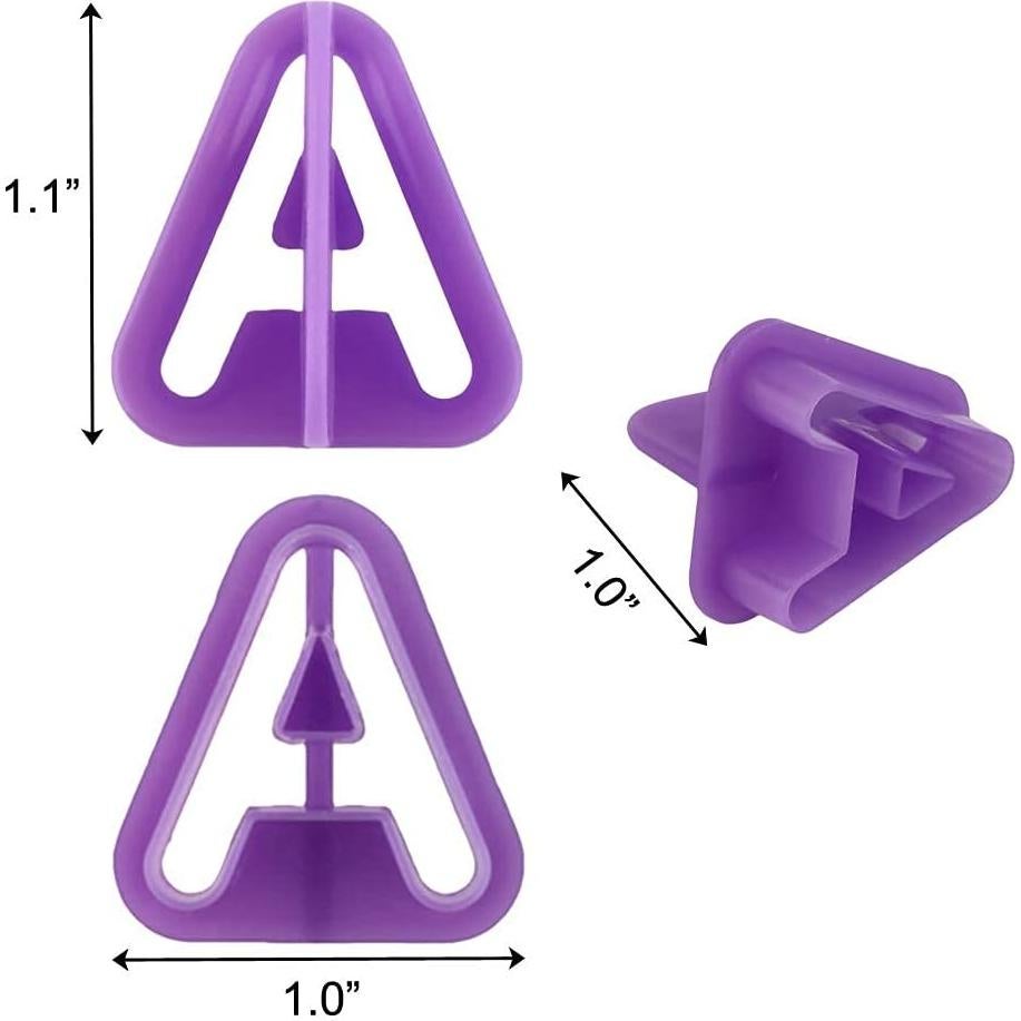 Set de 40 Cortadores de Galletas Alfabeto BlingKingdom Morado