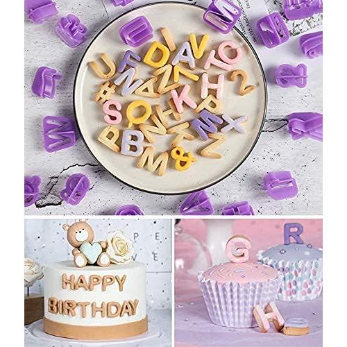 Set de 40 Cortadores de Galletas Alfabeto BlingKingdom Morado